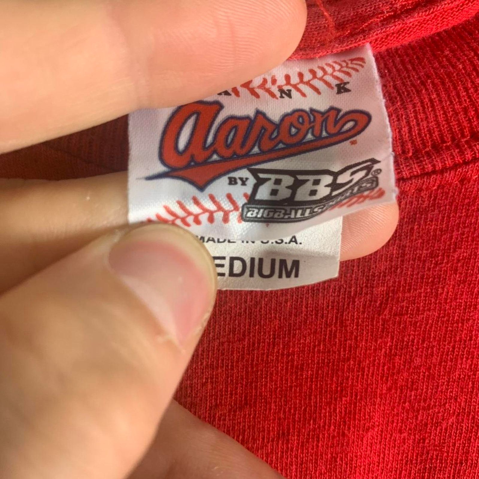 MLB vintage 1998 MLB ATLANTA BRAVES BASEBALL mullet tee shirt M Size US M / EU 48-50 / 2 - 5 Thumbnail