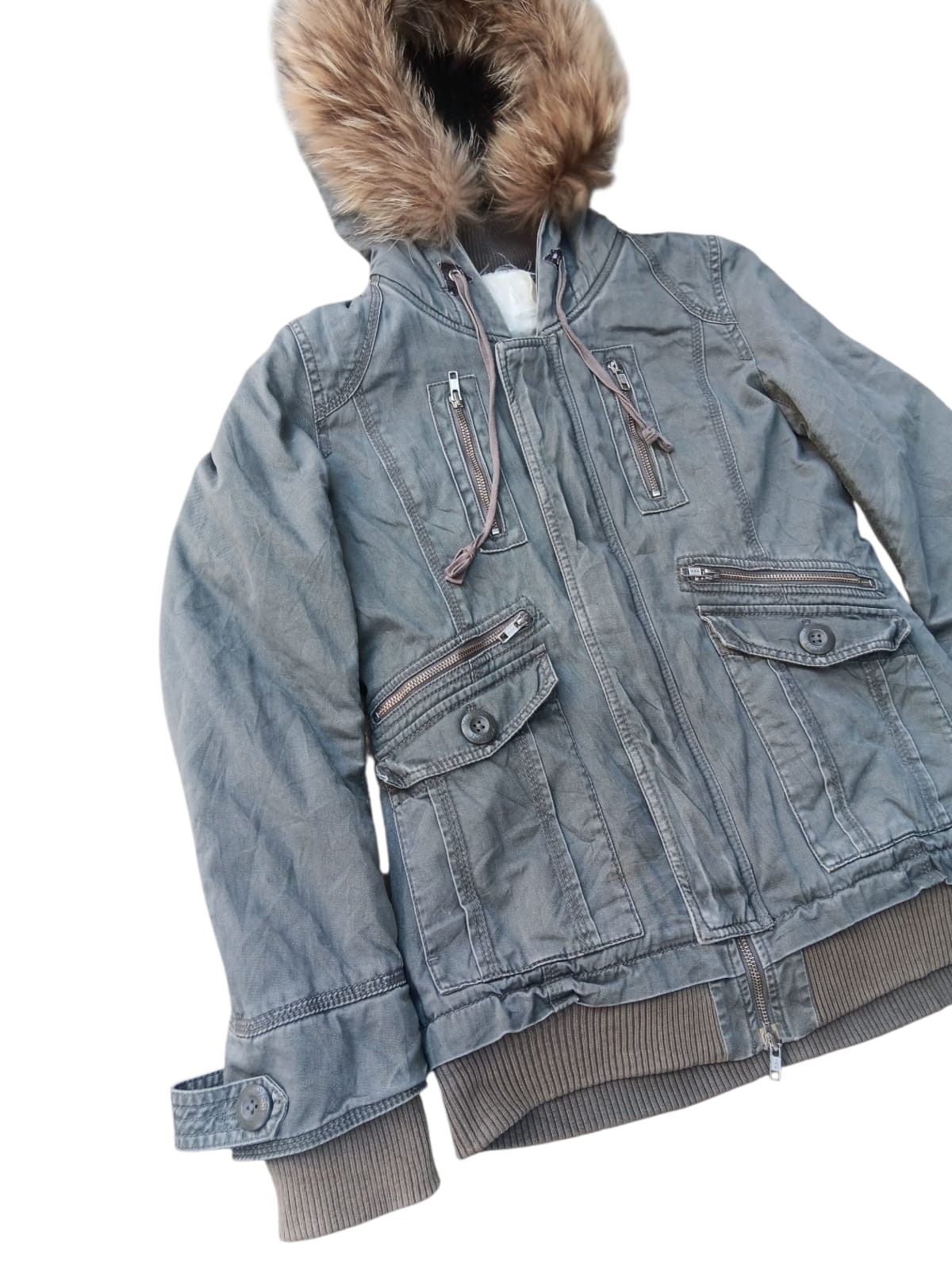 Le Grande Bleu (L.G.B.) Japanese moussy fur raccoon lgb style jacket Size US M / EU 48-50 / 2 - 5 Thumbnail