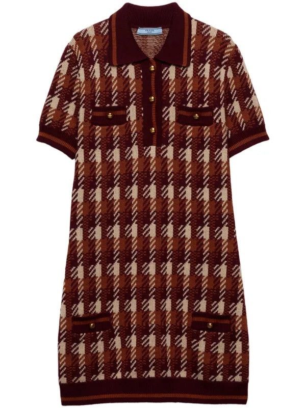 Prada 🔥$3250 VALUE🔥 Wool Knit Mini Dress Size S / US 4 / IT 40 - 1 Thumbnail