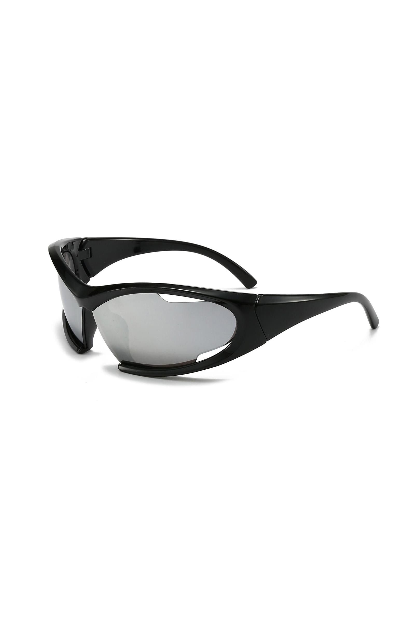 Other Y2k Avant Garde Futuristic Black Sunglasses Unisex OS Size ONE SIZE - 1 Thumbnail