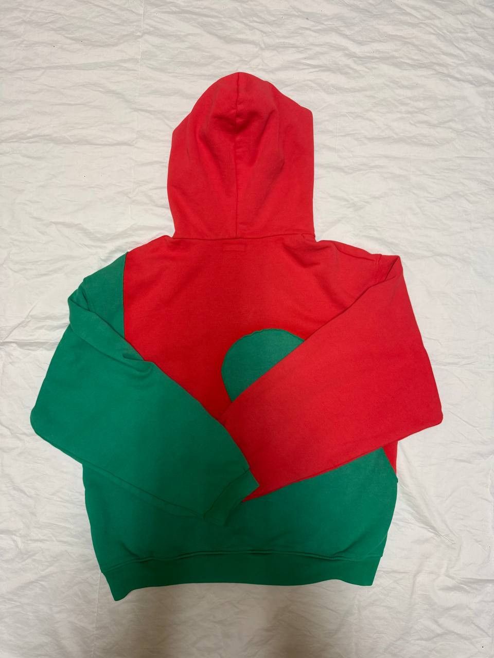 ERL ERL Red & Green Swirl Fleece Hoodie Size US L / EU 52-54 / 3 - 3 Thumbnail