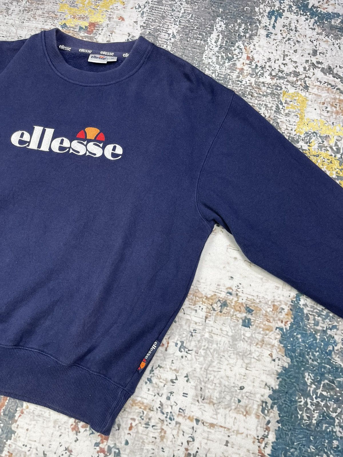 Ellesse Vintage Ellesse Big Spell Logo Sweatshirt Size US M / EU 48-50 / 2 - 4 Thumbnail