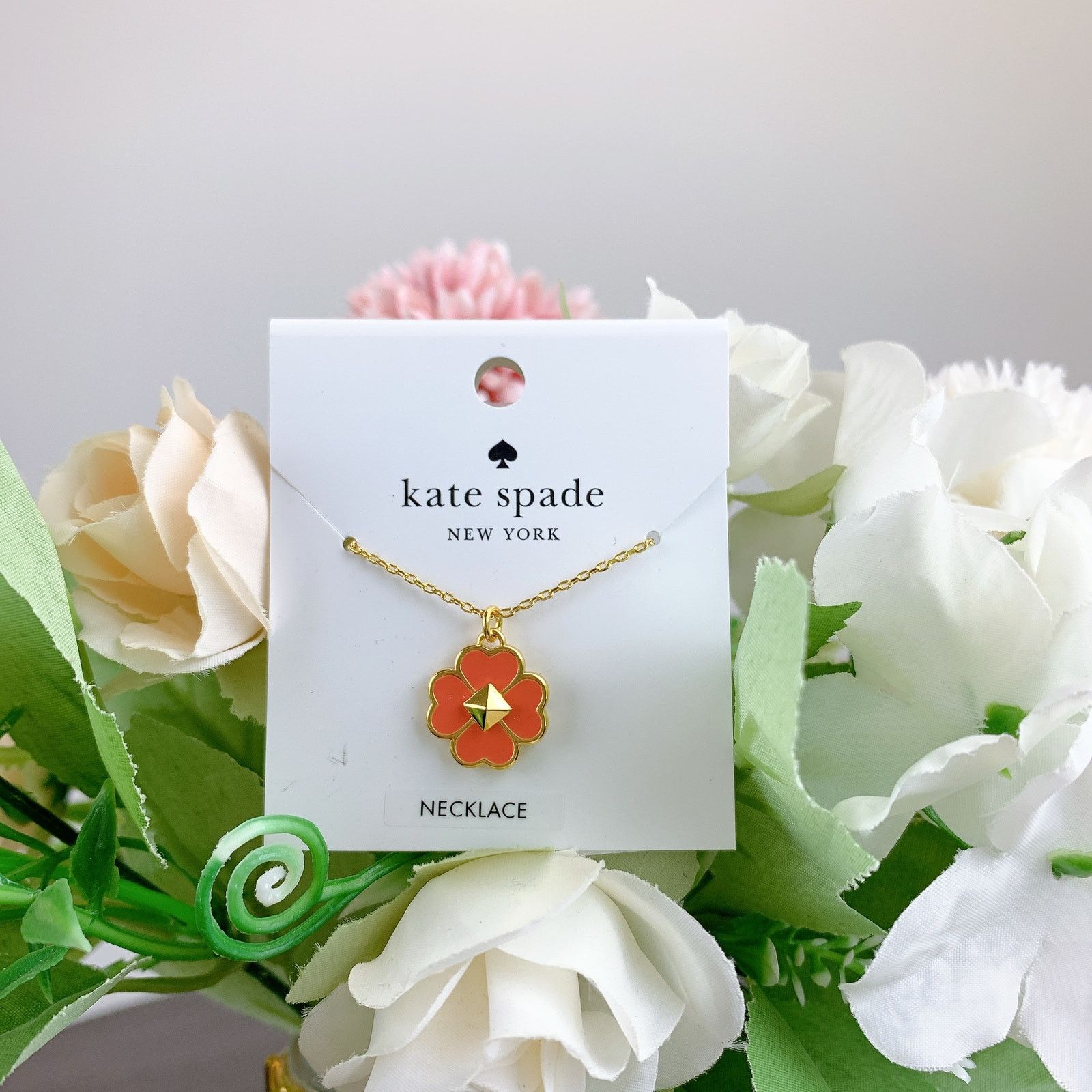 Kate Spade Kate Spade O0RU3241 Spades & Studs Enamel Mini Pendant Size ONE SIZE - 4 Thumbnail
