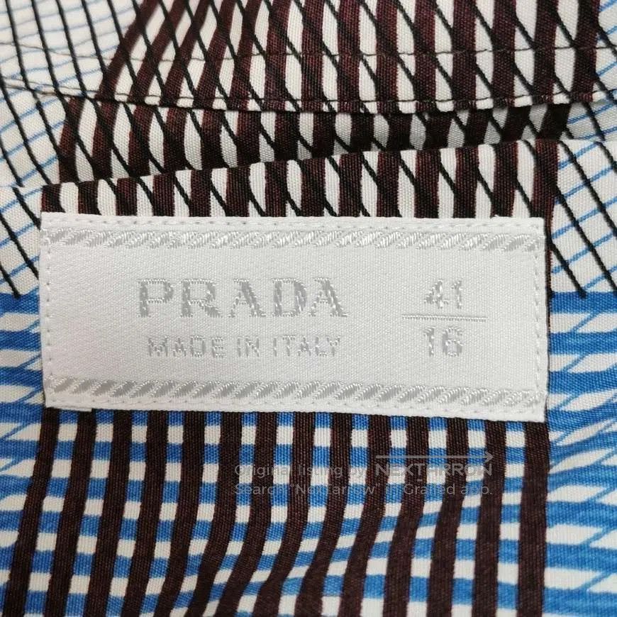 Prada Prada Cotton Solid Triangle Logo Crew Neck T. Size US M / EU 48-50 / 2 - 3 Thumbnail
