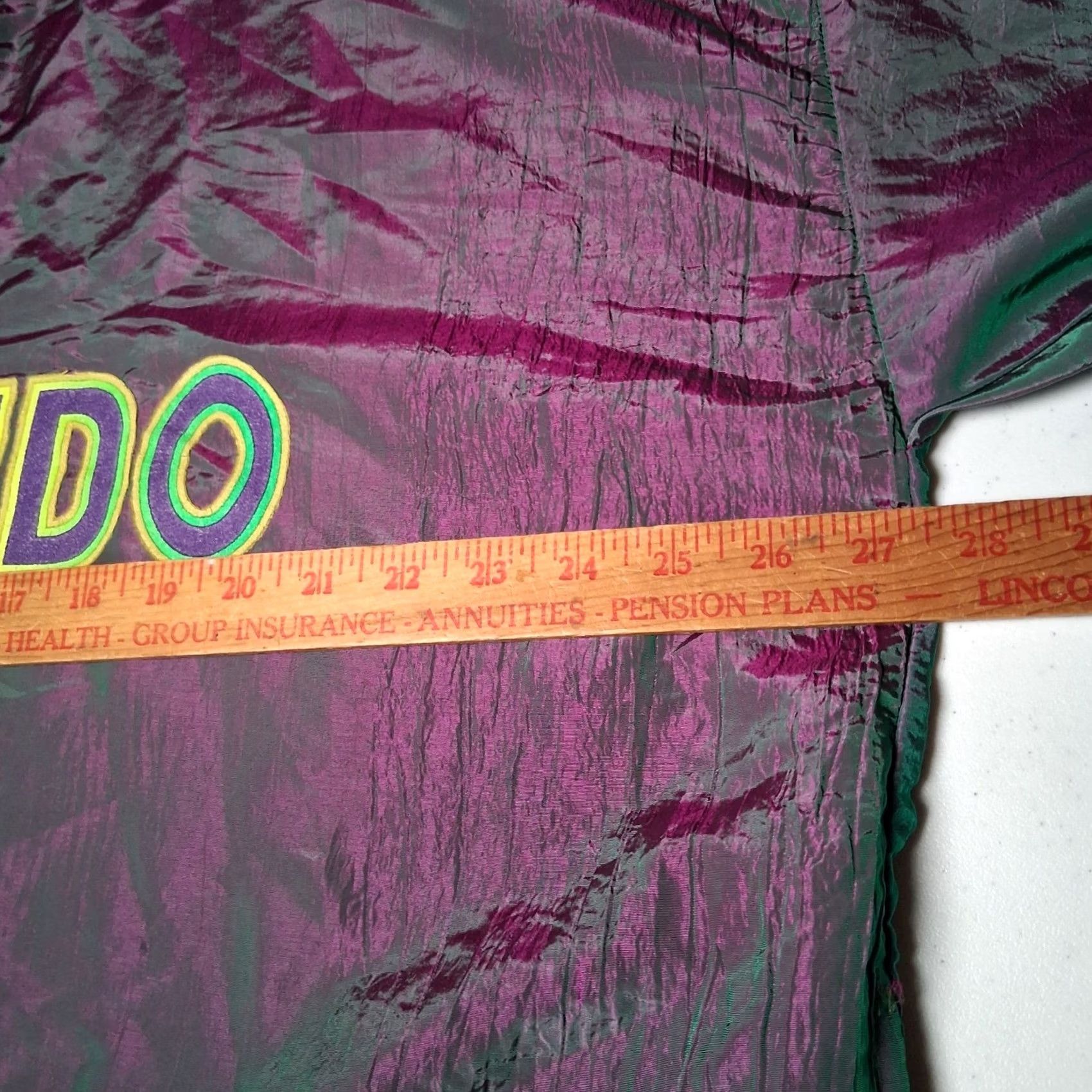 Vintage VINTAGE Orlando Florida Windbreaker Jacket Green Iridescent Beach 90s Volley Air Gear Mens Size US M / EU 48-50 / 2 - 5 Thumbnail