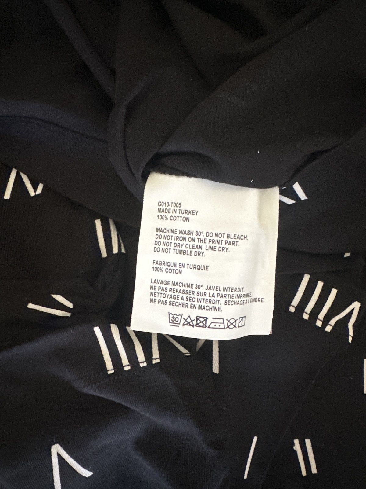 Gosha Rubchinskiy Gosha Rubchinskiy Roman Numerals S/S2017 T-shirt Size US L / EU 52-54 / 3 - 4 Thumbnail