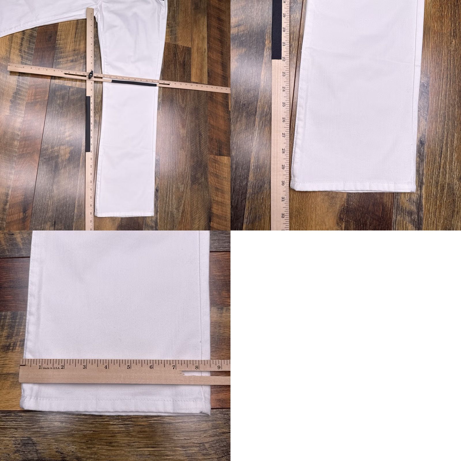 NYDJ NYDJ Straight Jeans 18 White High Rise Stretch New Womens Jeans 5-Pocket Modern Size 40" / US 18 - 9 Thumbnail