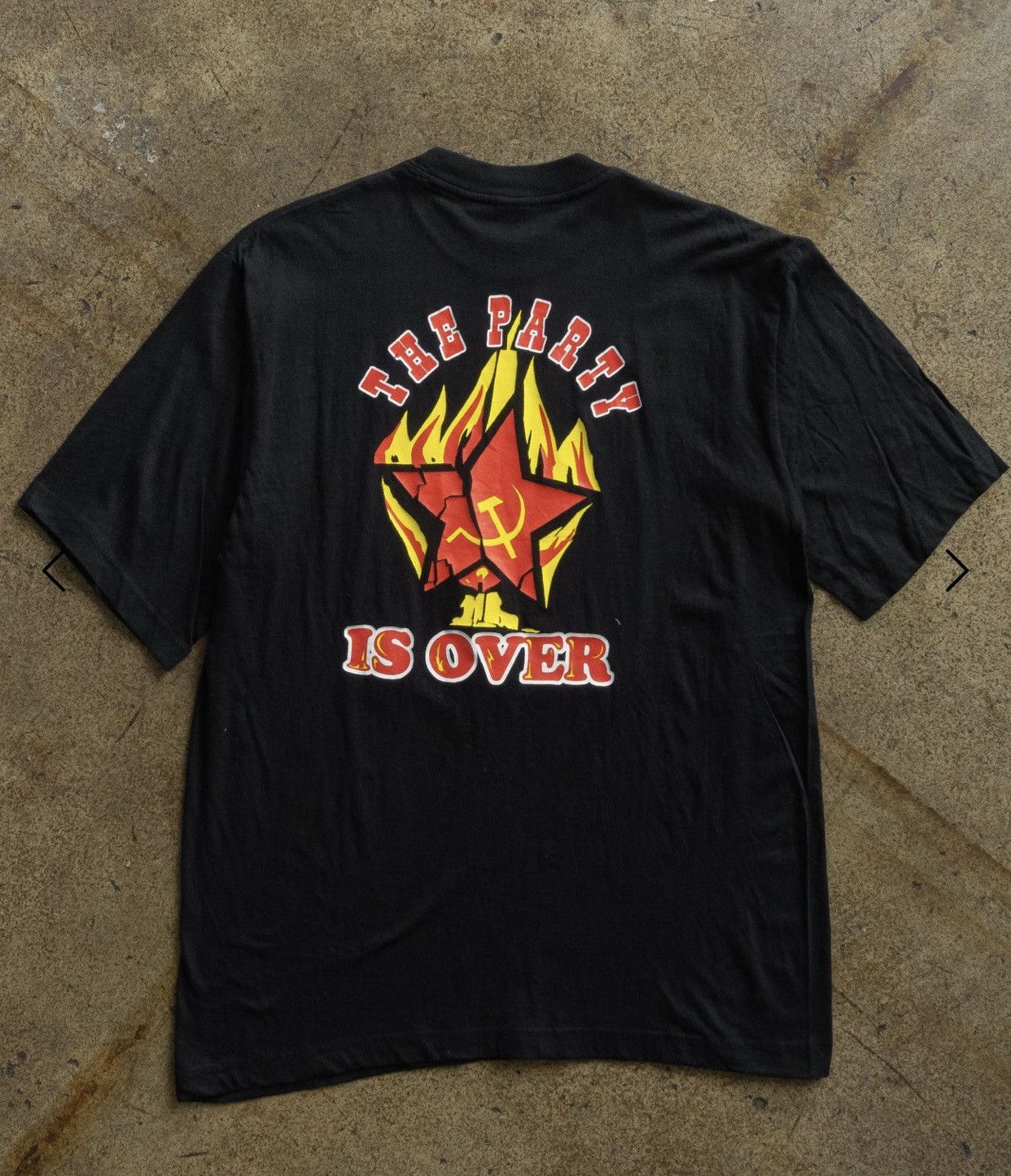 image of Vintage Single Stitched "mclenin's" Tee in Black, Men's (Size XL)
