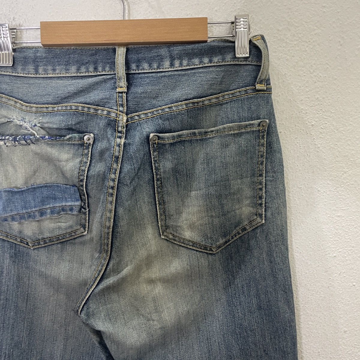 Japanese Brand Vintage Supplex X Uniqlo Distressed Denim Size US 28 / EU 44 - 8 Thumbnail