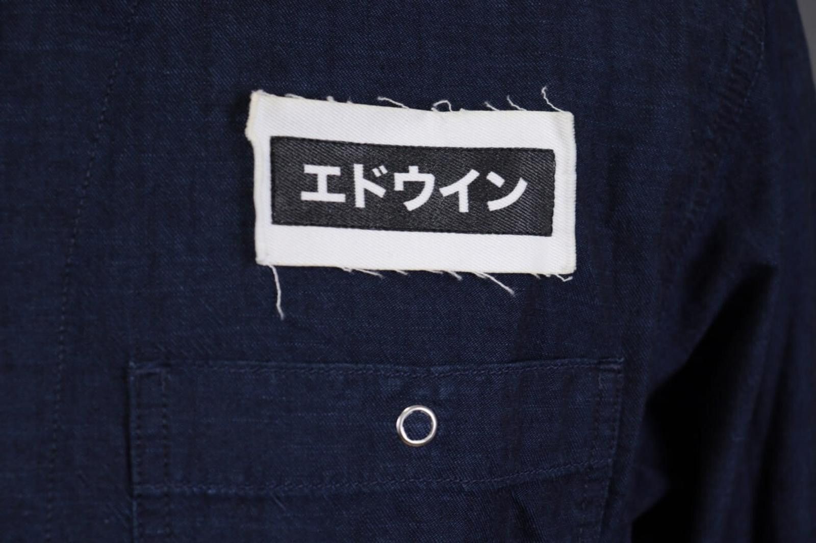 Edwin EDWIN Mechanic Shirt Patched Flannel Shirt Size M Size US M / EU 48-50 / 2 - 9 Thumbnail
