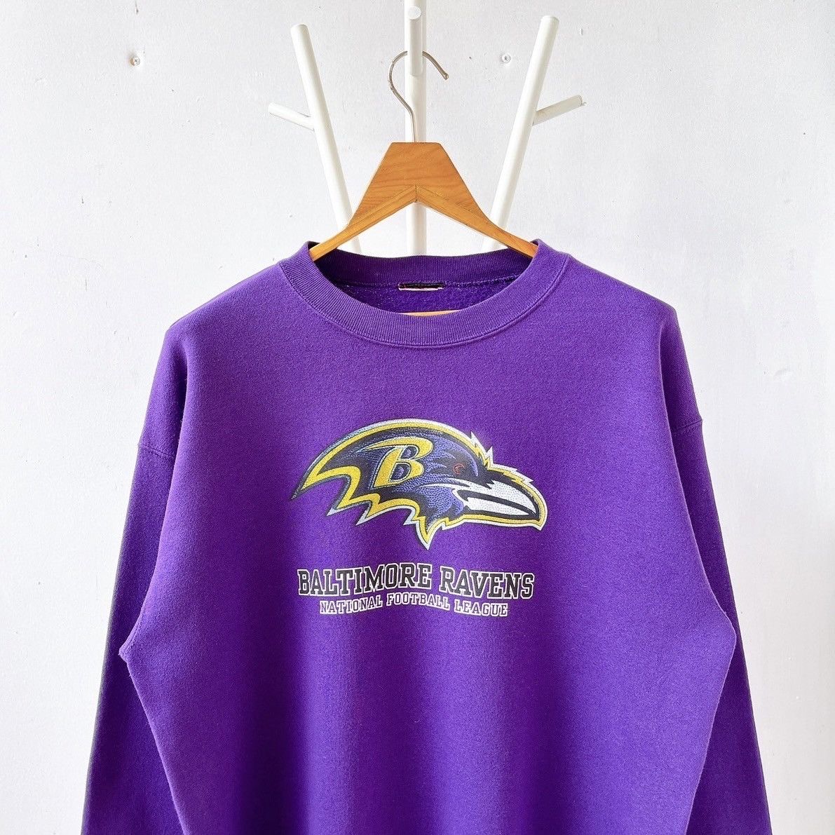Vintage Vintage Baltimore Ravens NFL sweatshirt/ L Size US L / EU 52-54 / 3 - 3 Thumbnail