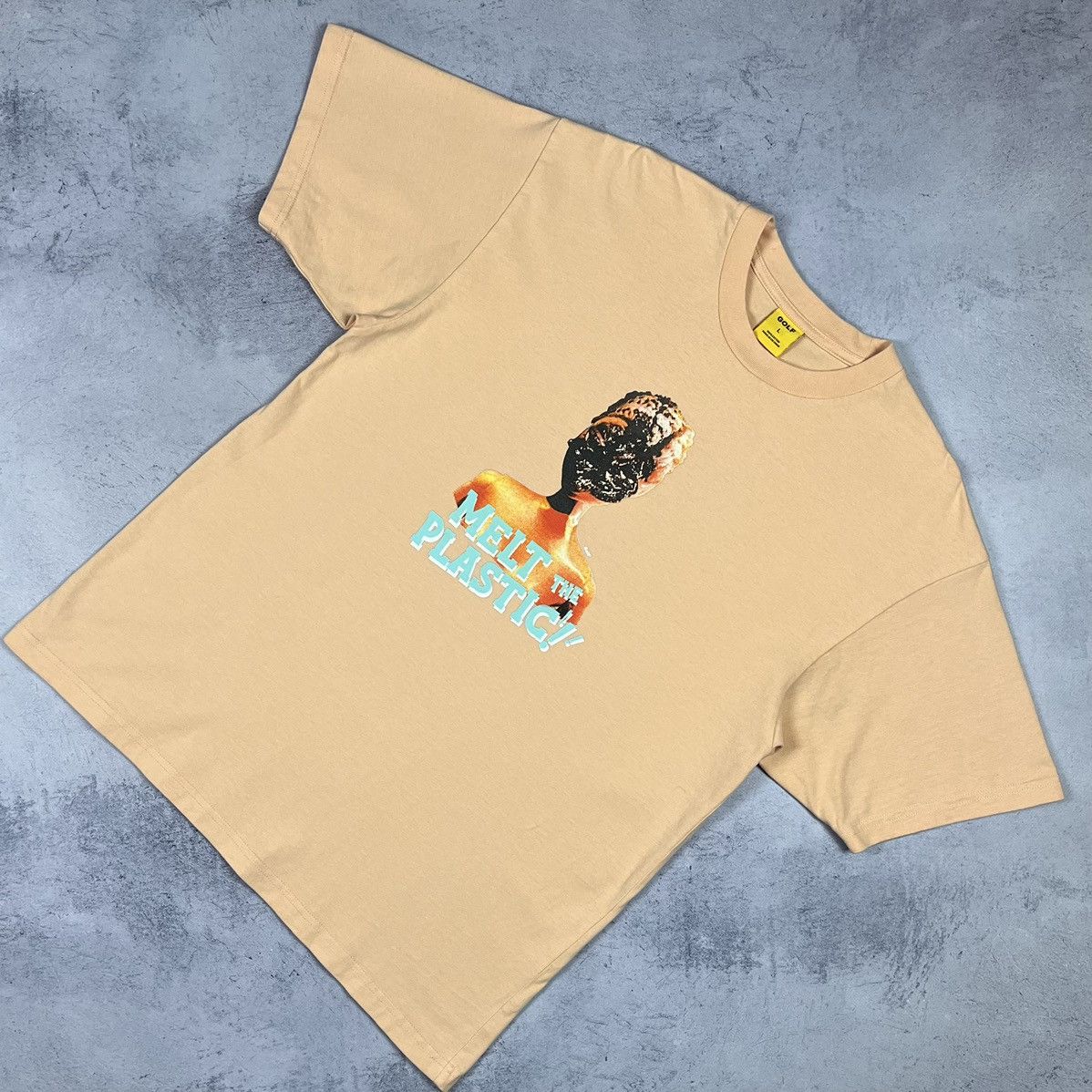 Golf Wang Golf Wang “Melt The Plastic” y2k big logo tee Size US L / EU 52-54 / 3 - 1 Thumbnail