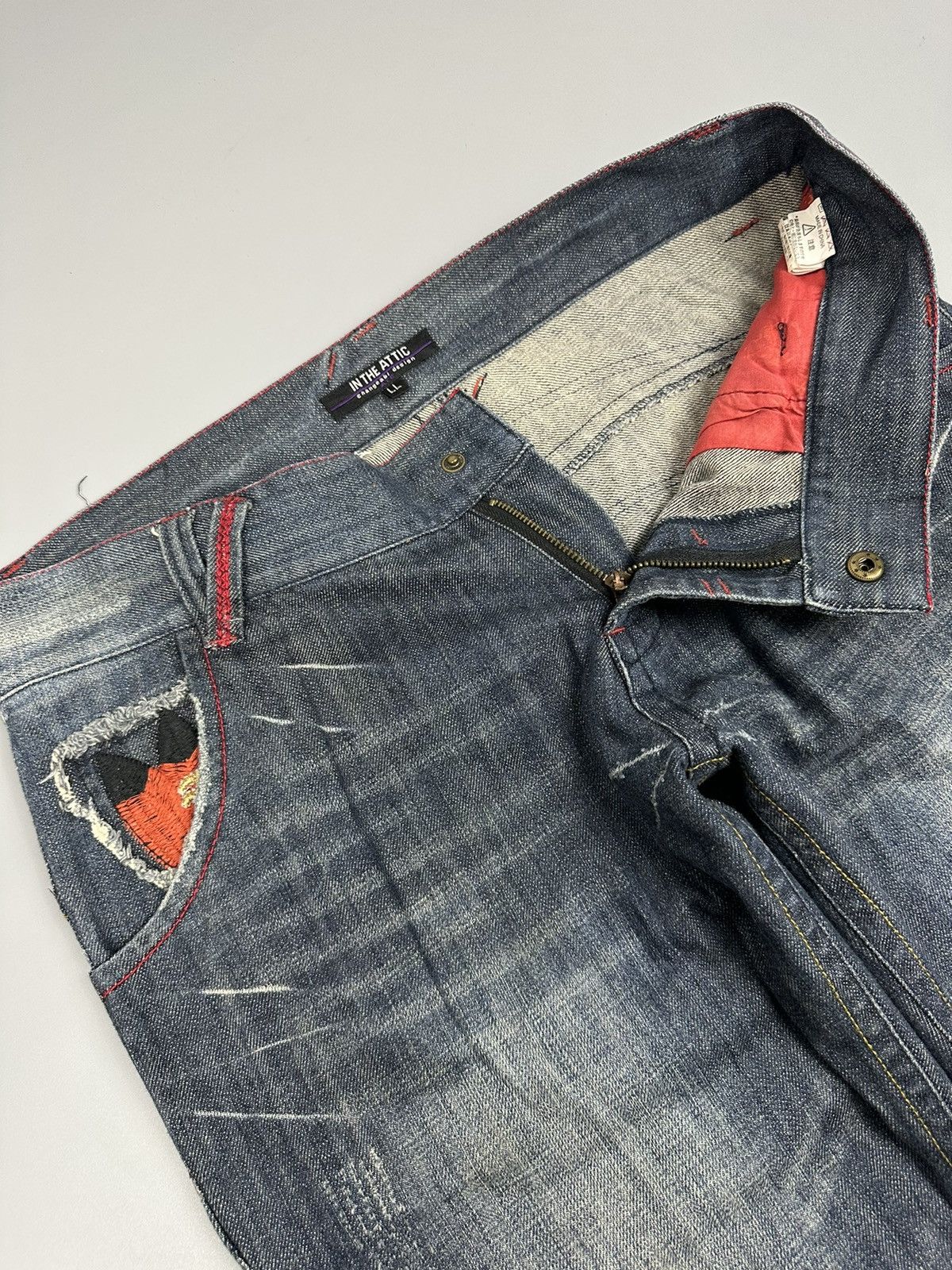 In The Attic Vintage In The Attic Embroidered Denim Size US 34 / EU 50 - 7 Thumbnail