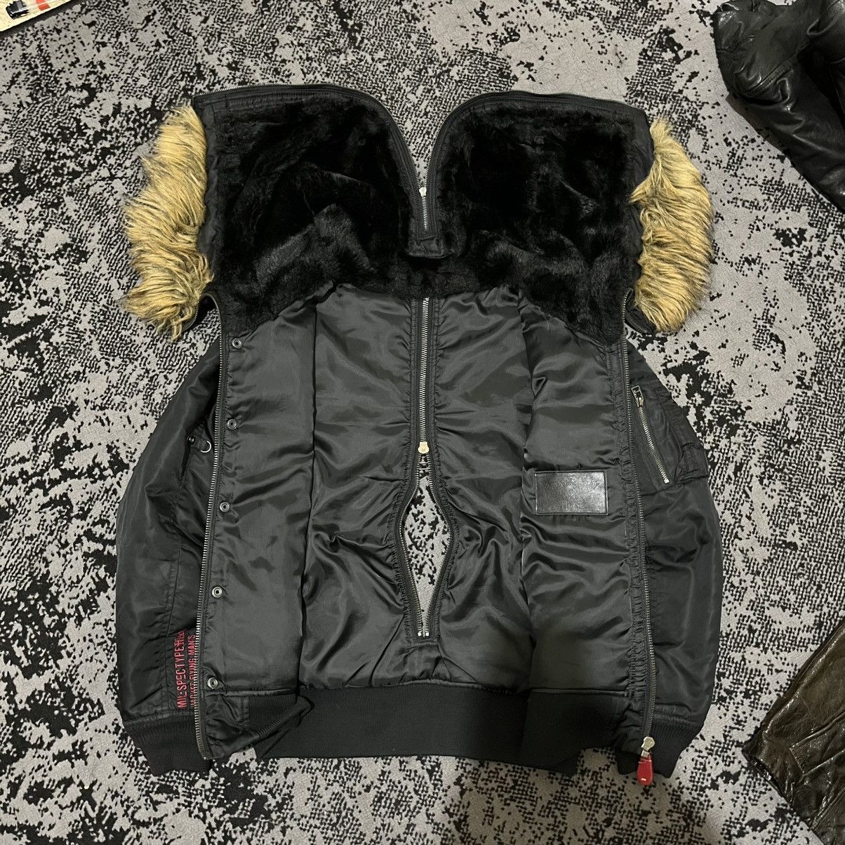 If Six Was Nine Midas Fur hoodie multi zipper bomber jacket vkei style Size US S / EU 44-46 / 1 - 4 Thumbnail