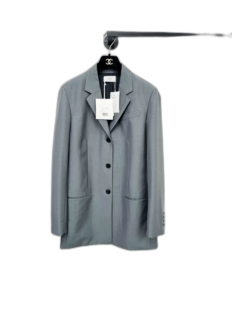The Row Gray Blazer with Tags by The Row Size L / US 10 / IT 46 - 1 Thumbnail