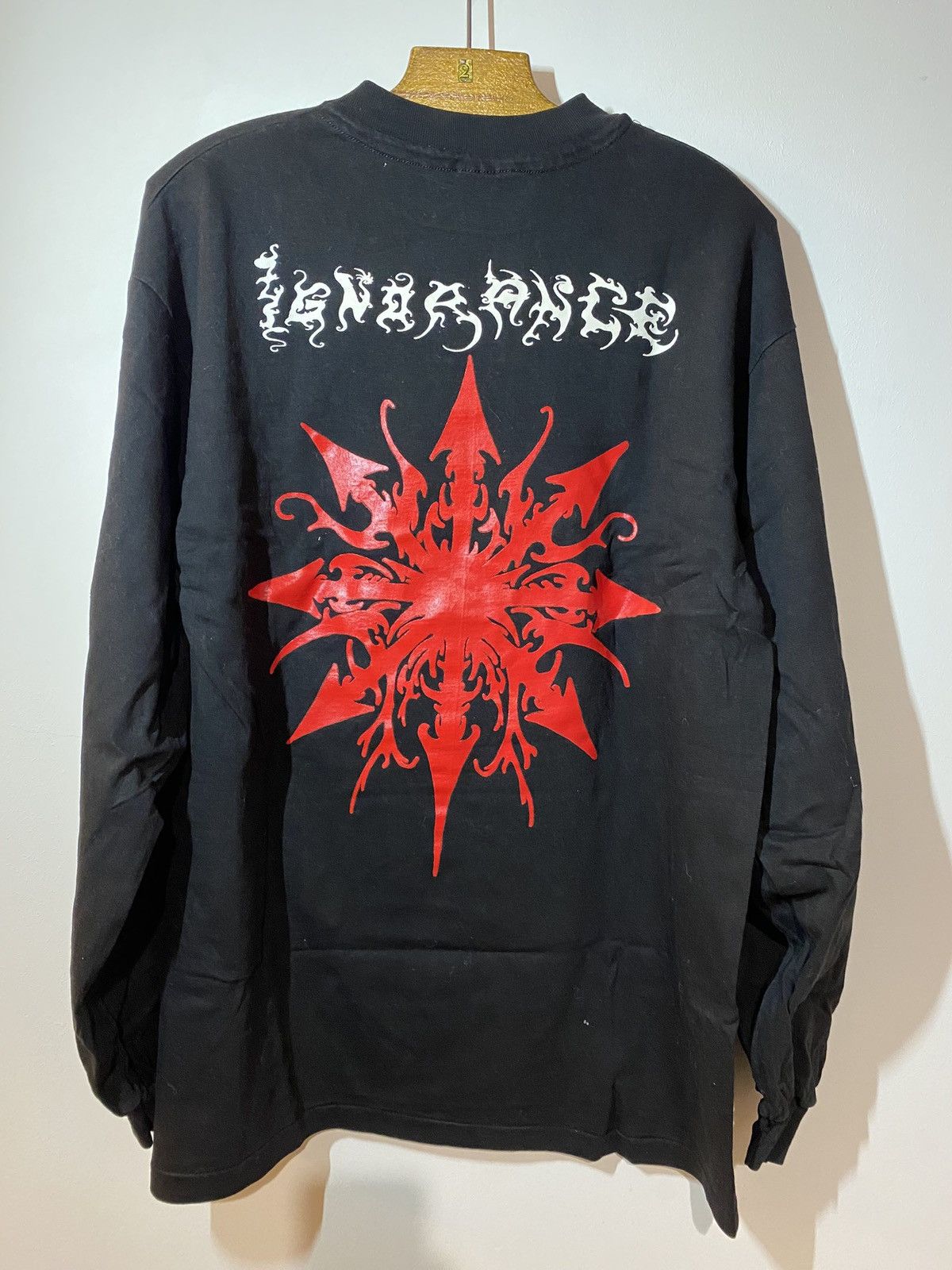 Band Tees × Vintage Vintage B.A.R.F Blast All Rotten F• 90s Longsleeve shirt Size US XL / EU 56 / 4 - 6 Thumbnail