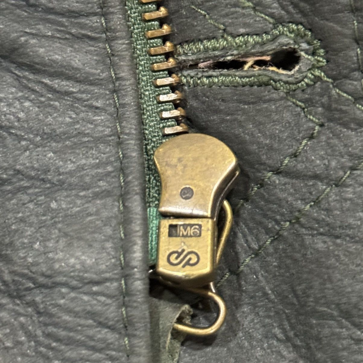 Genuine Leather Vtg Gruno & Chardin Leather Field Jacket Dark Forest Green Size US XL / EU 56 / 4 - 12 Thumbnail