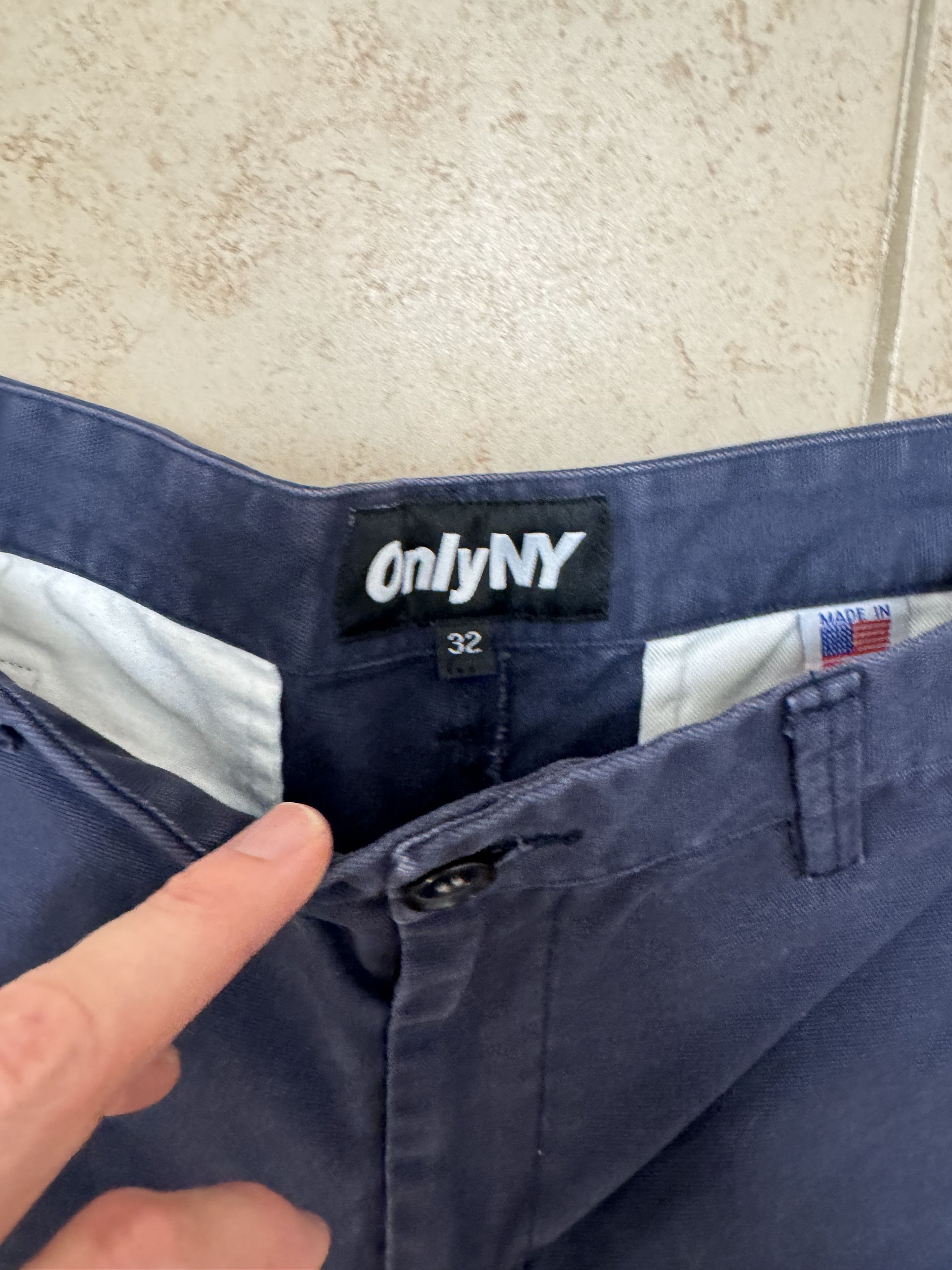 Only NY Only NY Canvas Shorts Size US 32 / EU 48 - 2 Thumbnail