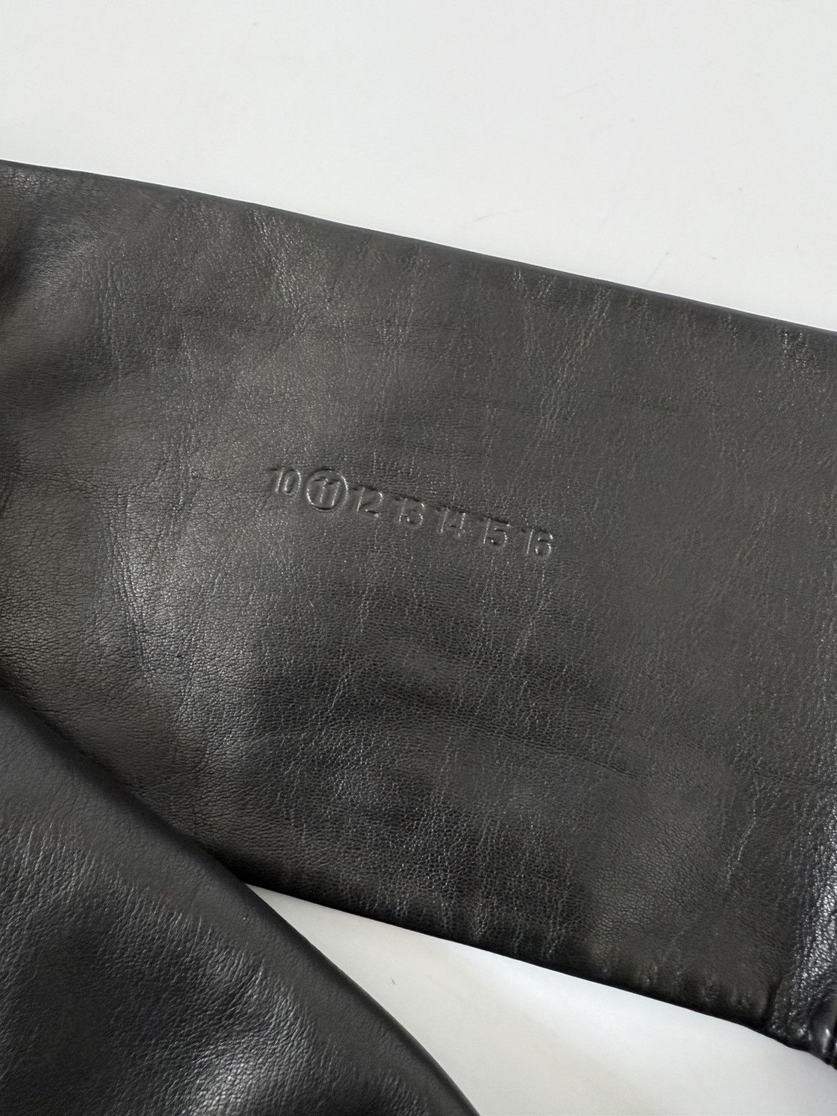 Maison Margiela Maison Margiela Black Leather Glove Belt Size ONE SIZE - 8 Thumbnail