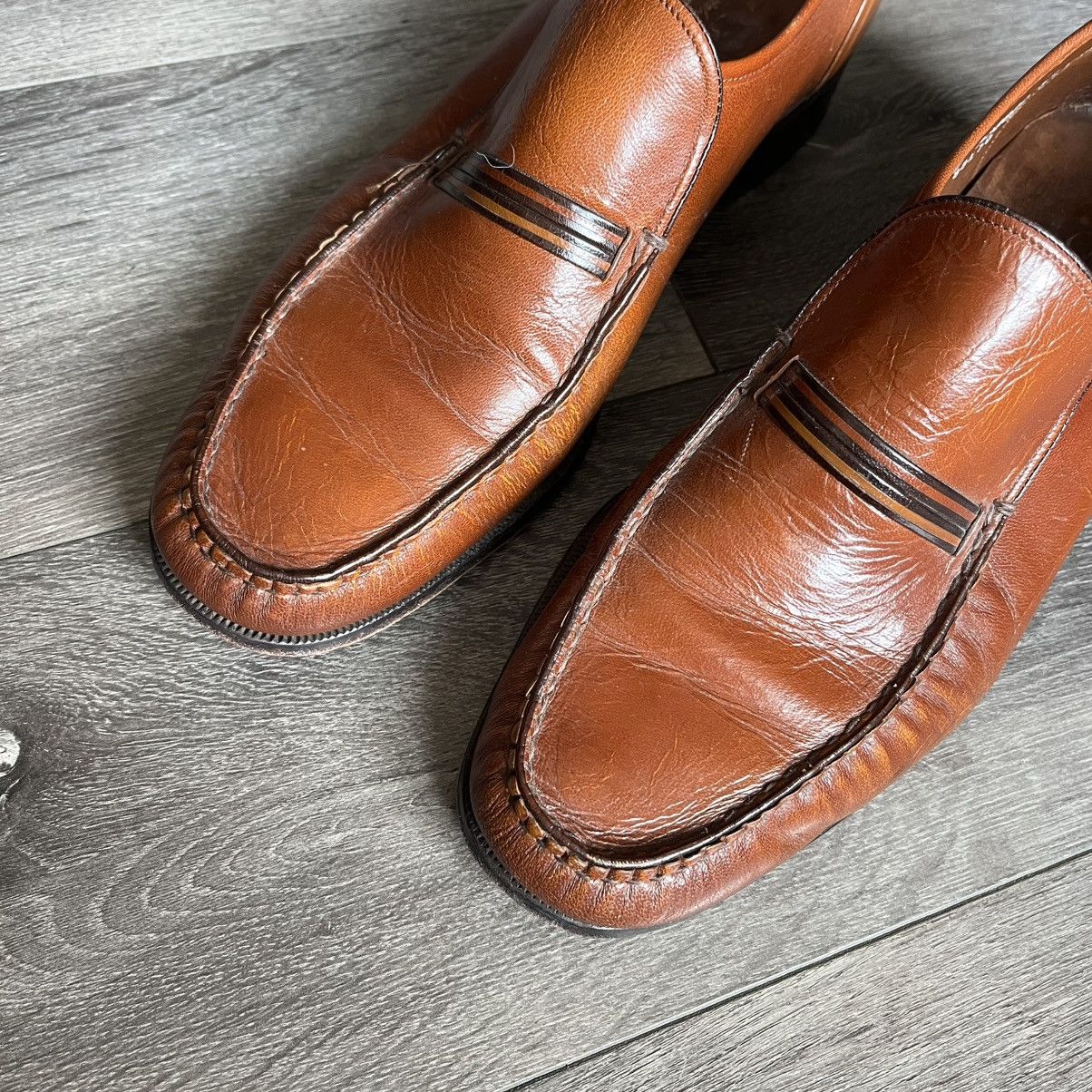 Florsheim Vintage 1990s Florsheim Imperial The Shoe Leather Loafers 12 Size US 12 / EU 45 - 10 Thumbnail