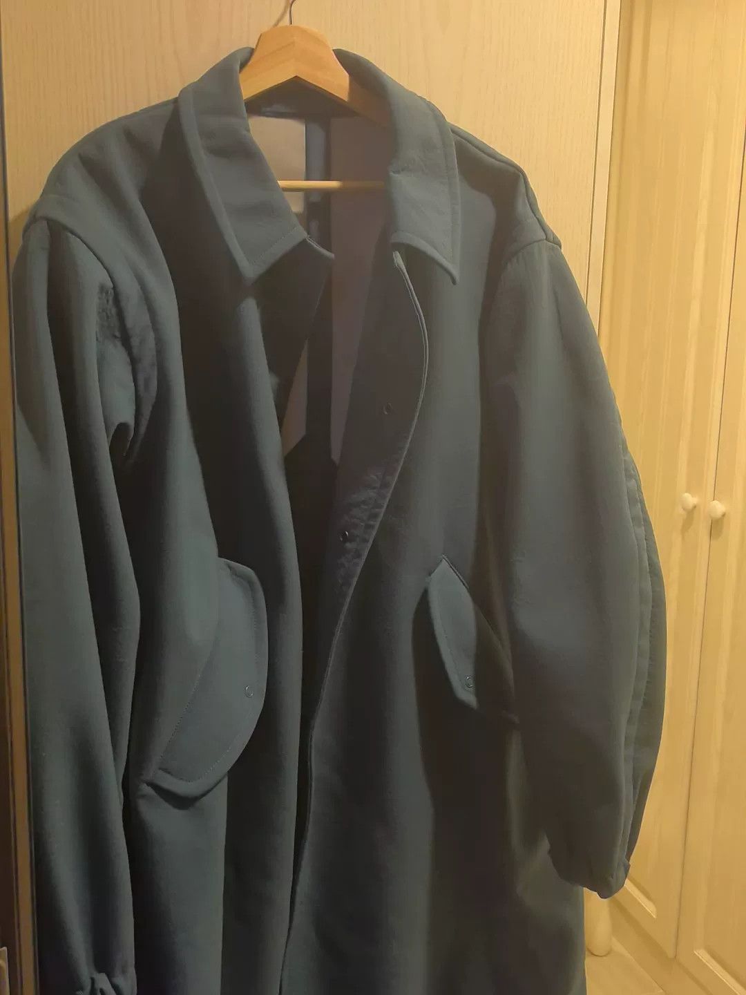 KUON KUON 19AW Indigo Dyed Trench Coat Size US L / EU 52-54 / 3 - 1 Thumbnail