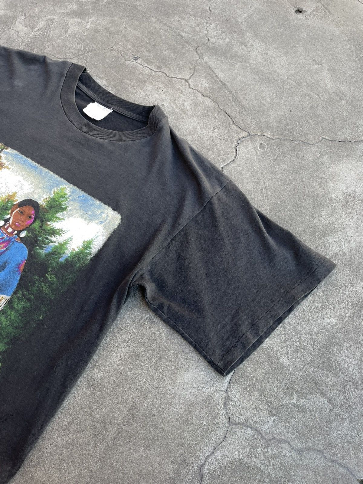 Vintage Ancient 1980s Single Stitched T-Shirt, Sunfade Size US L / EU 52-54 / 3 - 2 Thumbnail