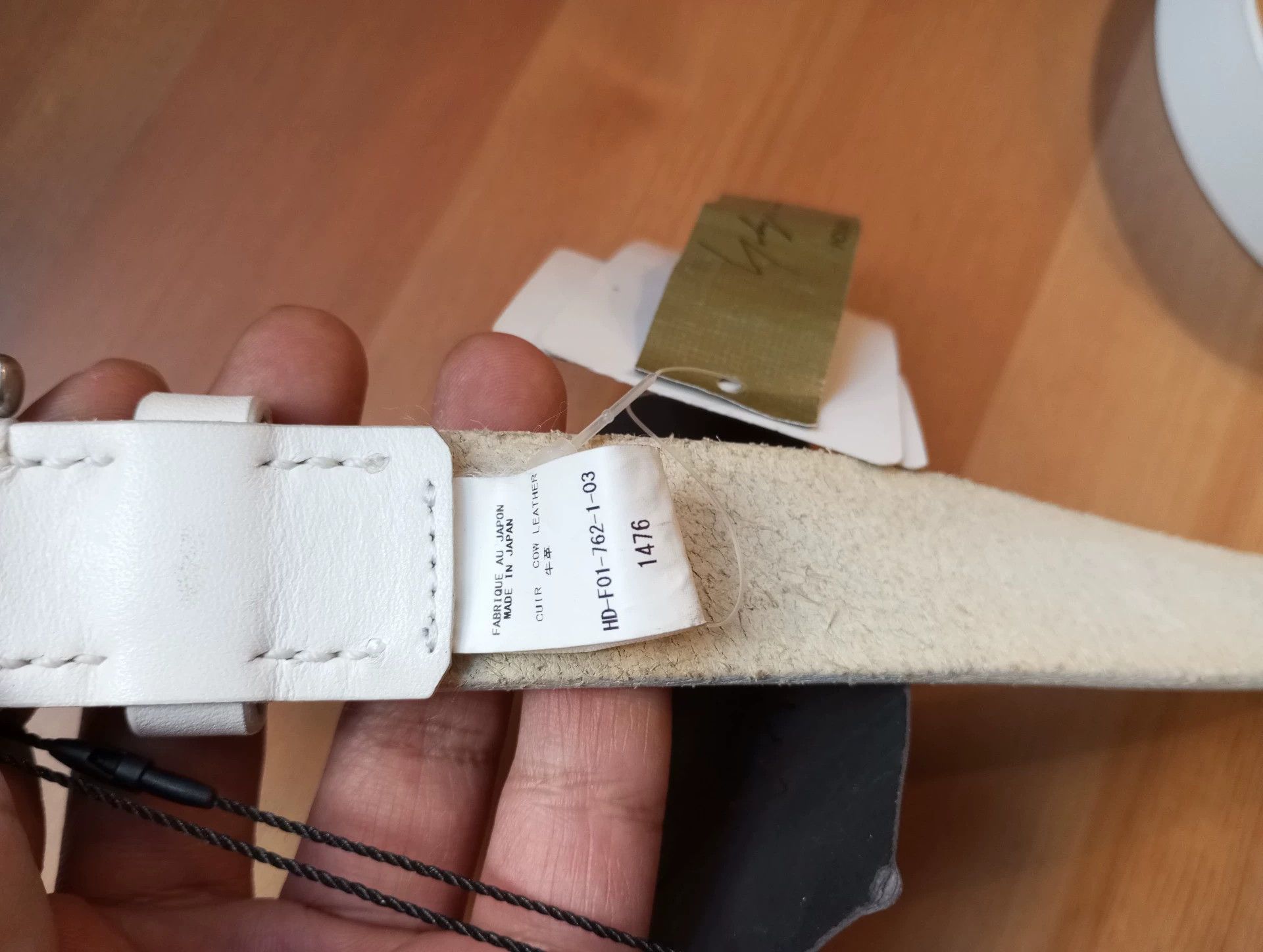 Yohji Yamamoto Yohji Yamamoto pour homme men's belt Size ONE SIZE - 6 Thumbnail