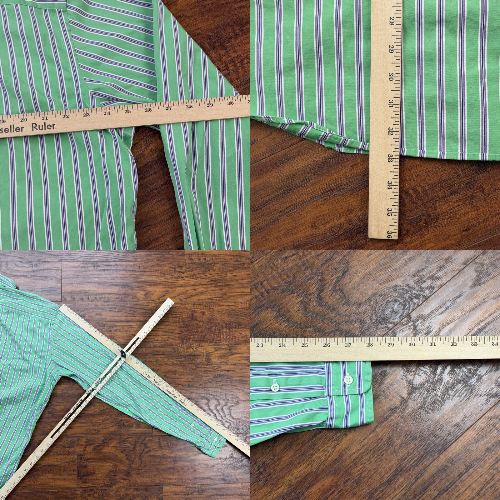 Polo Ralph Lauren Polo Ralph Lauren Shirt Mens L Tall LT Green Classic Long Sleeve Button-Up Polo Ralph Lauren Shirt LT Green Classic Long Sleeve Button-Up Mens L Tall Size US L / EU 52-54 / 3 - 8 Thumbnail