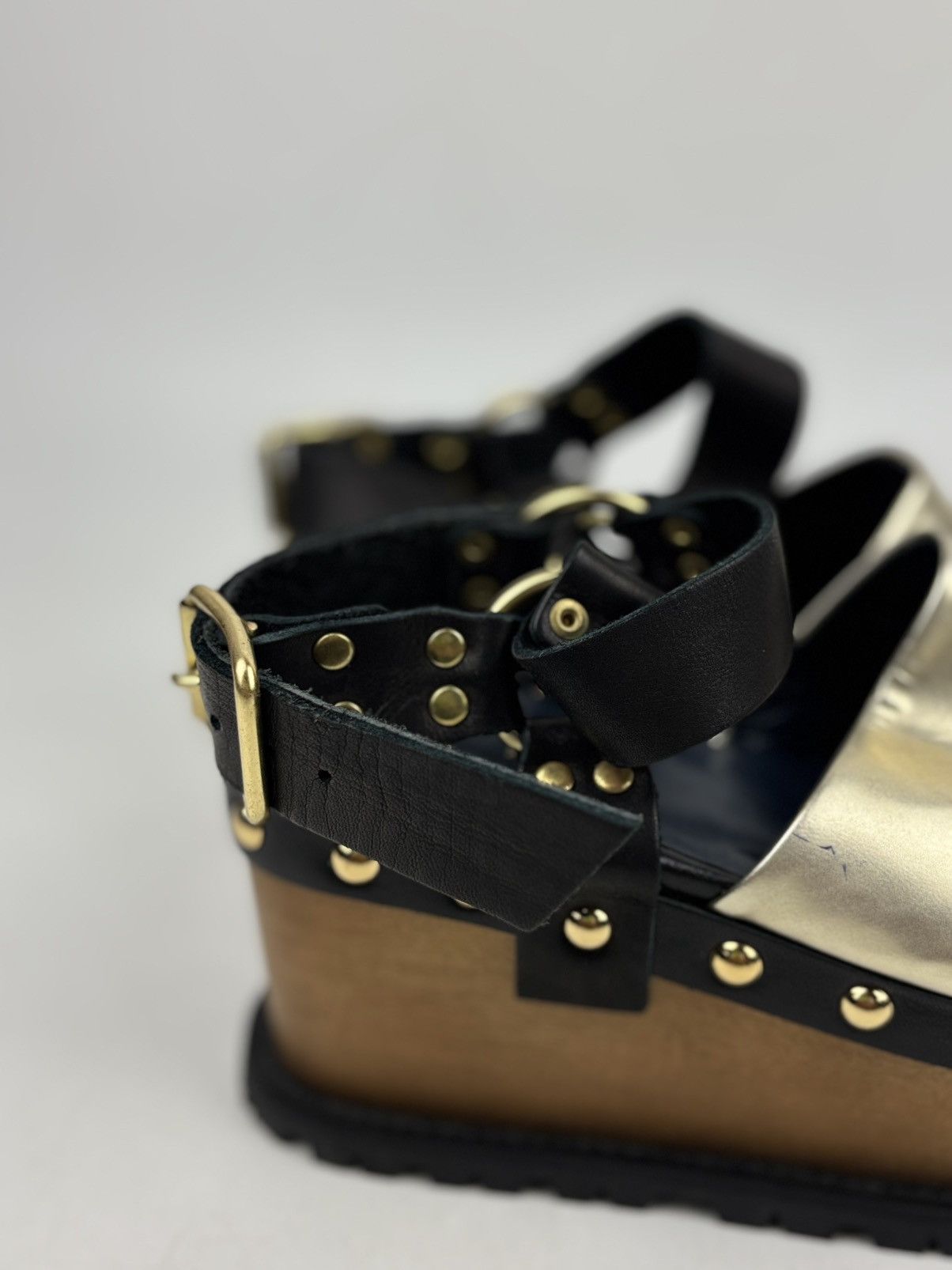 Sacai Sacai Buckled Platform Clogs Size US 6 / IT 36 - 4 Thumbnail