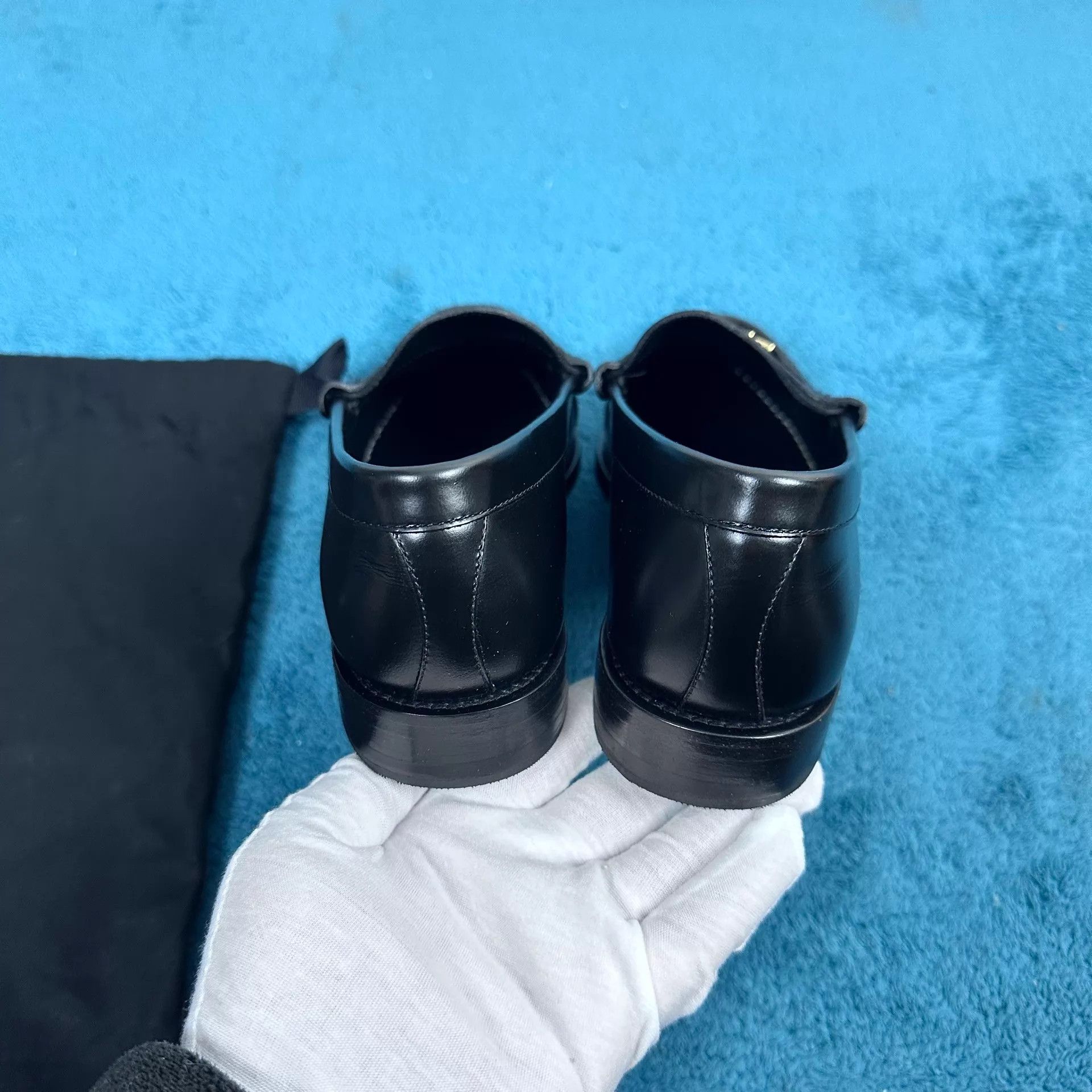 Celine Celine Luco Patent Leather Loafers Black 38 Mint Size US 7.5 / IT 37.5 - 4 Thumbnail