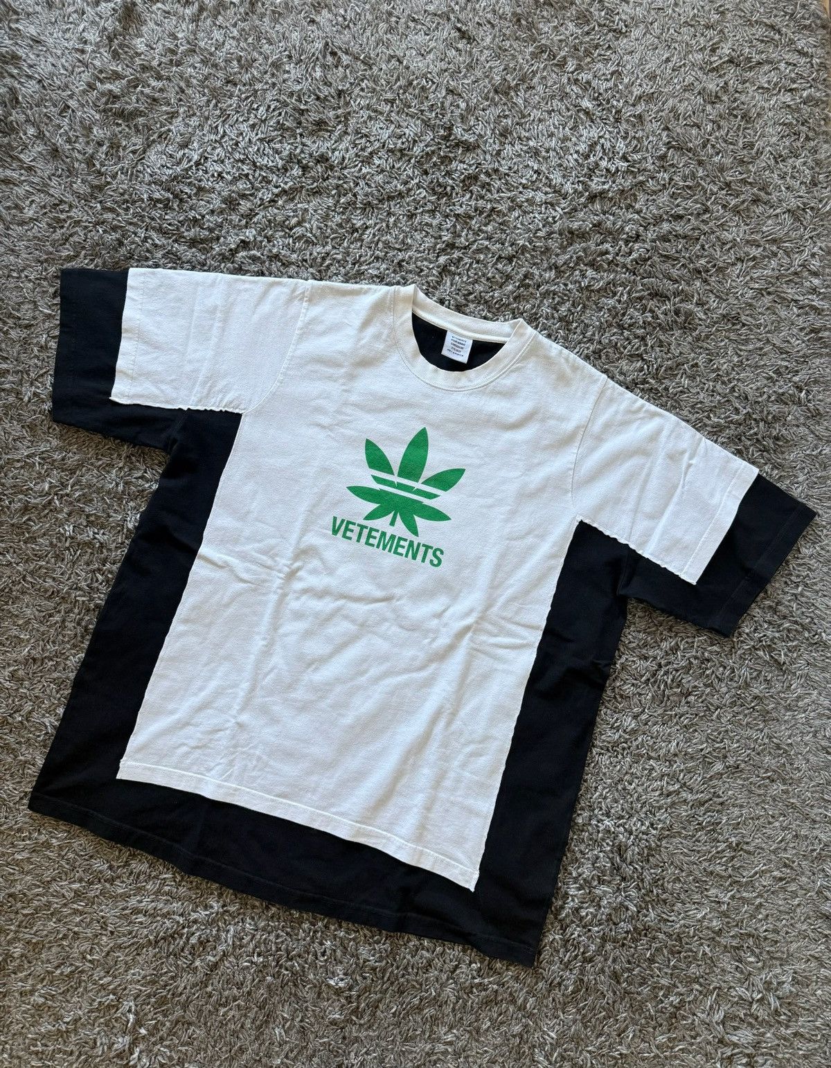 Vetements Vetements Weed Double Layer Tee Size US S / EU 44-46 / 1 - 1 Thumbnail