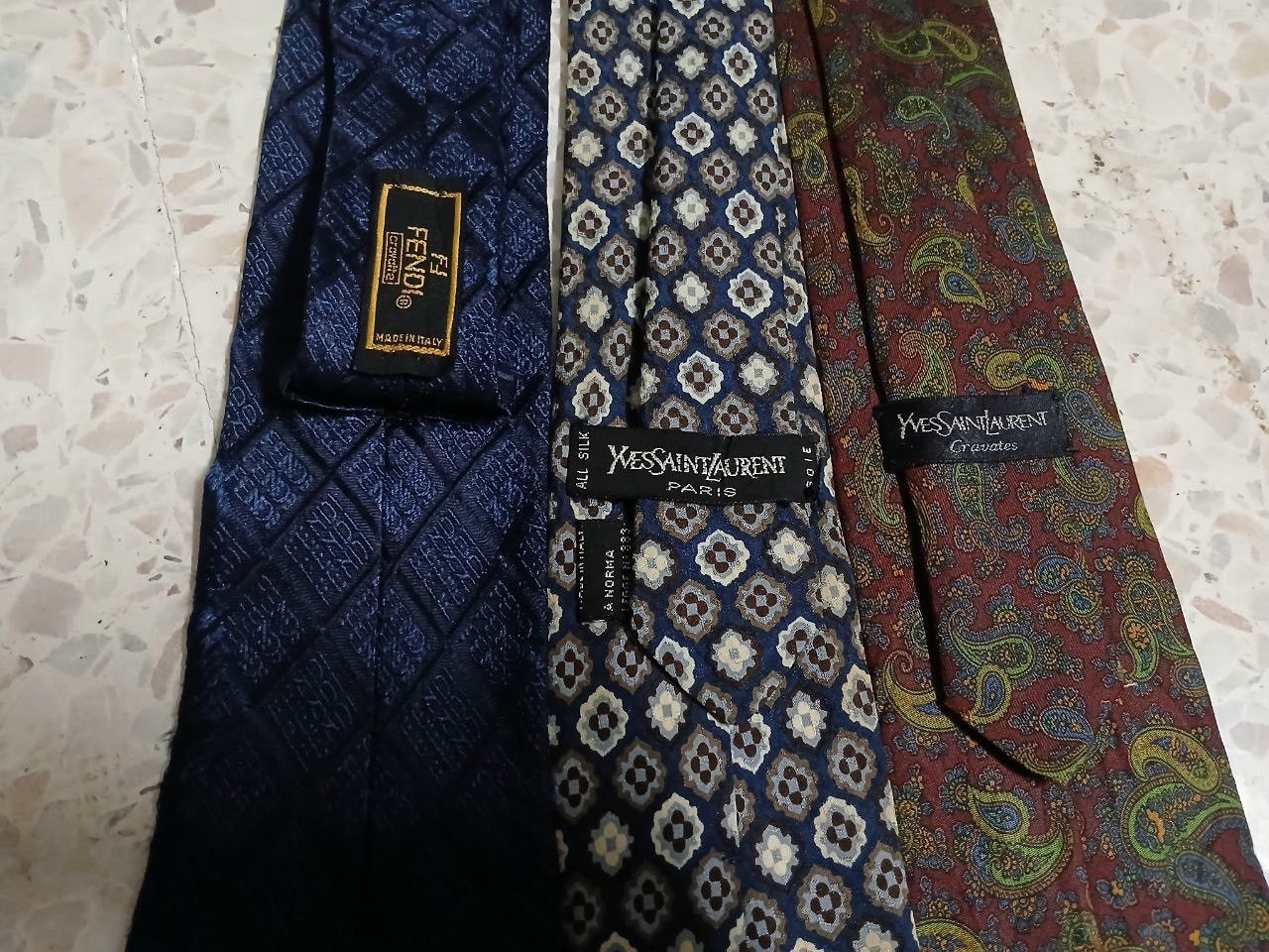 Fendi Tie Fendi Size ONE SIZE - 3 Thumbnail