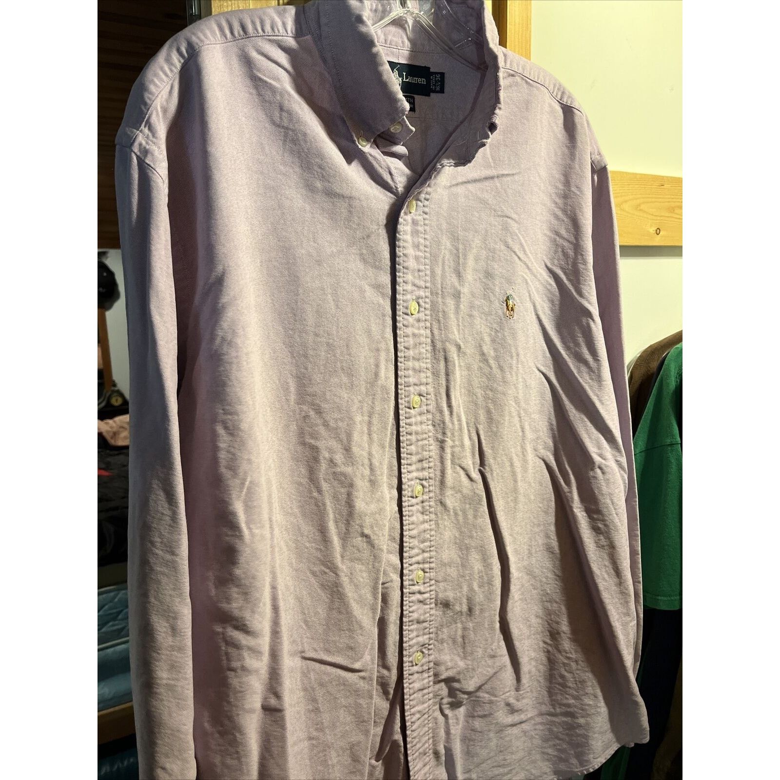 Ralph Lauren Ralph Lauren Men’s 16.5 36 Purple Yarmouth LS Cotton Shirt Size US XL / EU 56 / 4 - 8 Thumbnail
