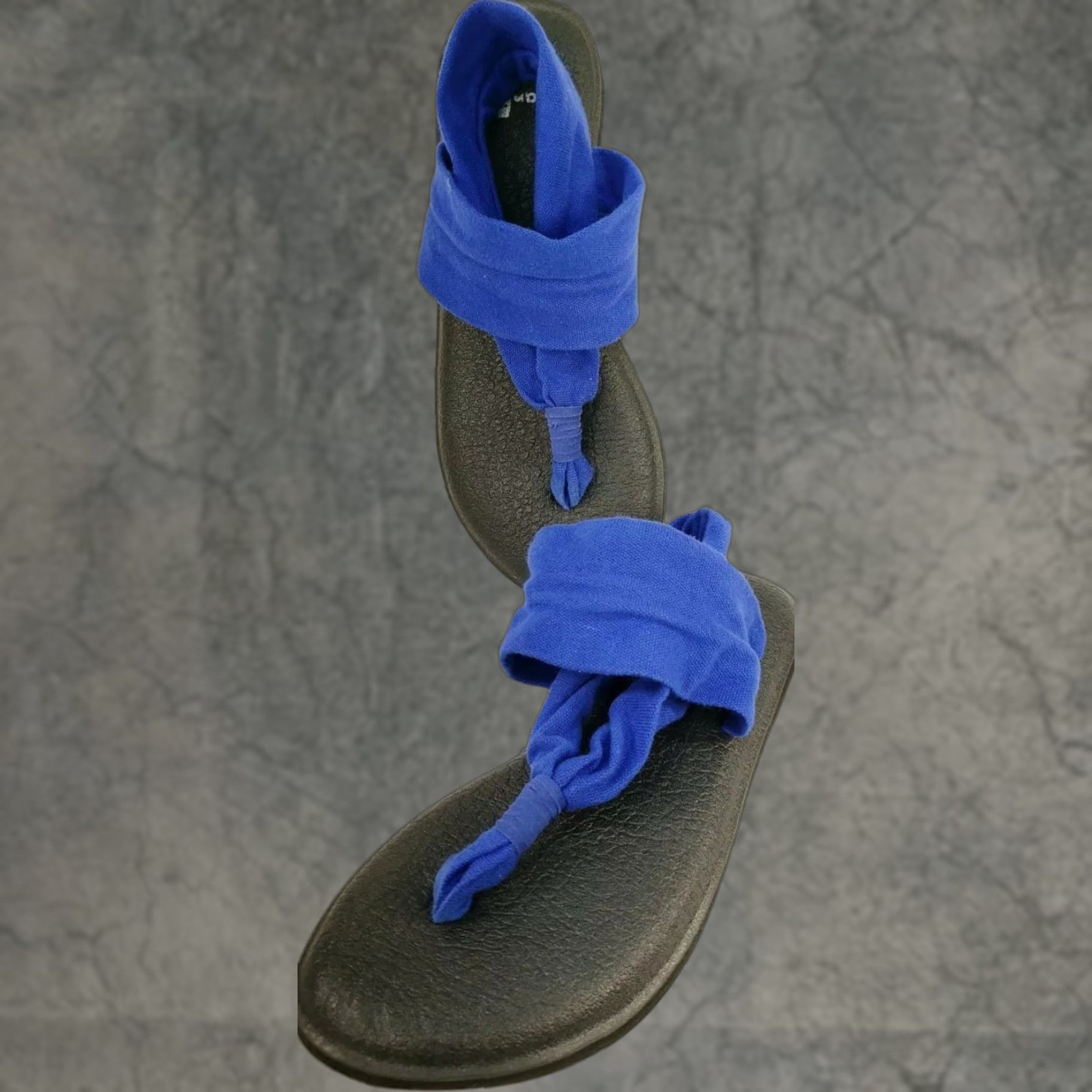 Sanuk Sanuk Ella Yoga Sling Sandal Women 5 Blue Cushy Comfort Slip-on Strap Max Cushioning Size US 5 / IT 35 - 1 Thumbnail