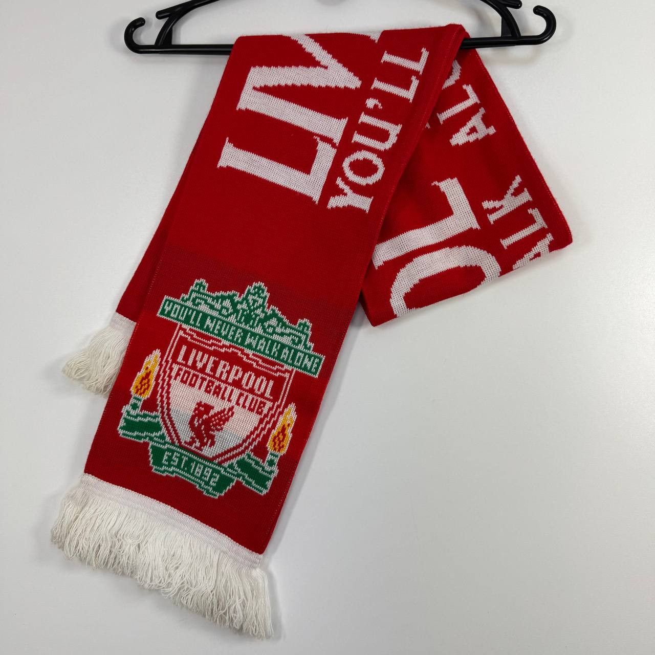 Other Liverpool FC Football 1892 Scarf Club Crest YNWA Soccer Fan Size ONE SIZE - 2 Thumbnail