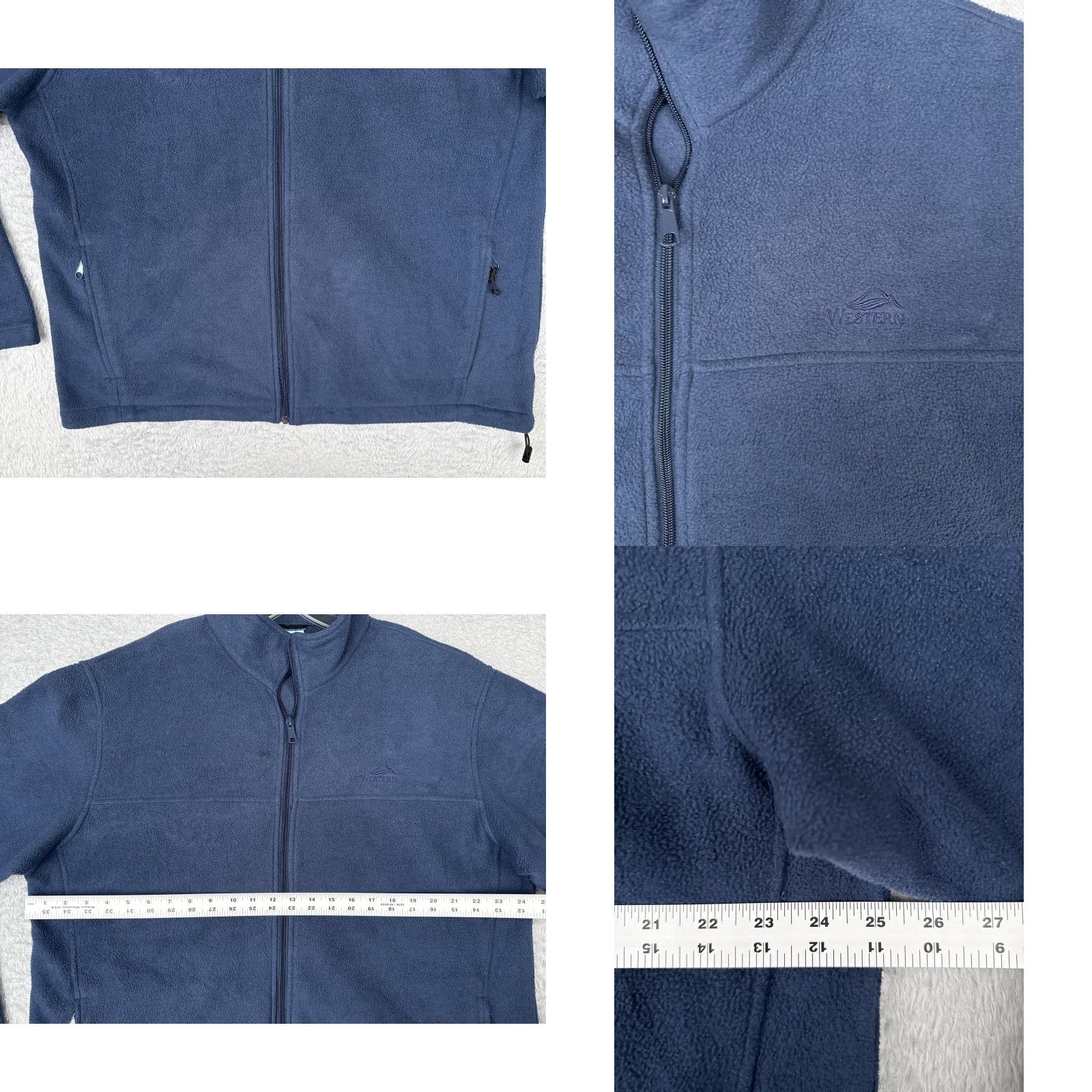 Vintage Columbia Jacket Mens XL Blue Full Zip Fleece Western Embroidered Logo Size US XL / EU 56 / 4 - 8 Thumbnail