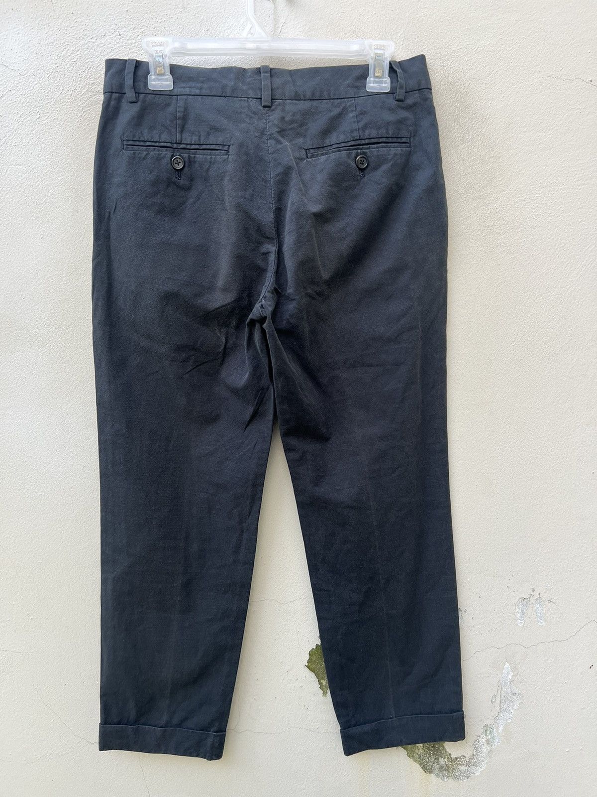Margaret Howell Vintage Margaret Howell Faded Black Cropped Chinos Pant Size US 30 / EU 46 - 13 Thumbnail