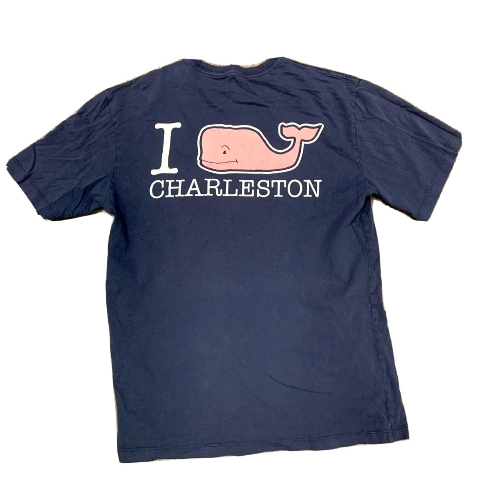 Vineyard Vines Vineyard Vines Men's Love Charleston Front Pocket T Shirt Blue XS Size US XS / EU 42 / 0 - 2 Thumbnail