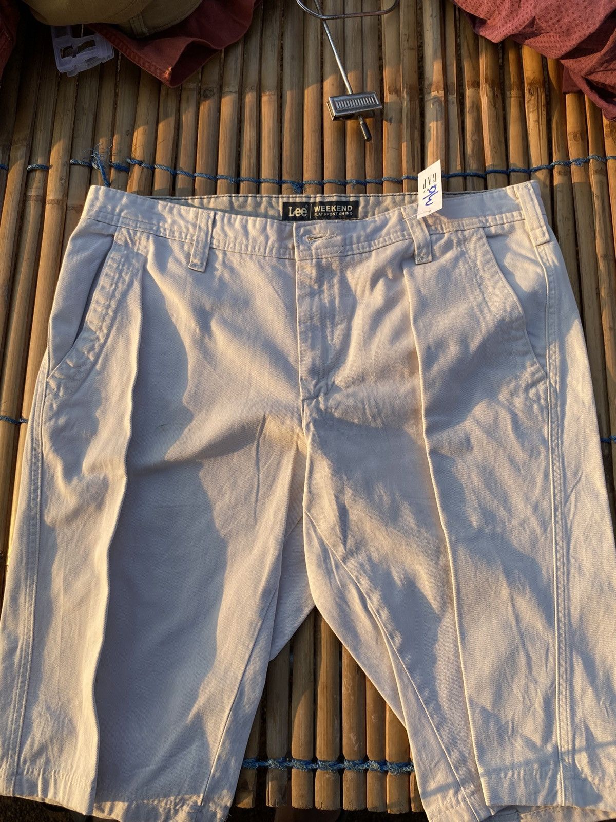 Lee : Lee Weekend Flat Front Chino Pants Mens Beige Casual Size US 36 / EU 52 - 1 Thumbnail