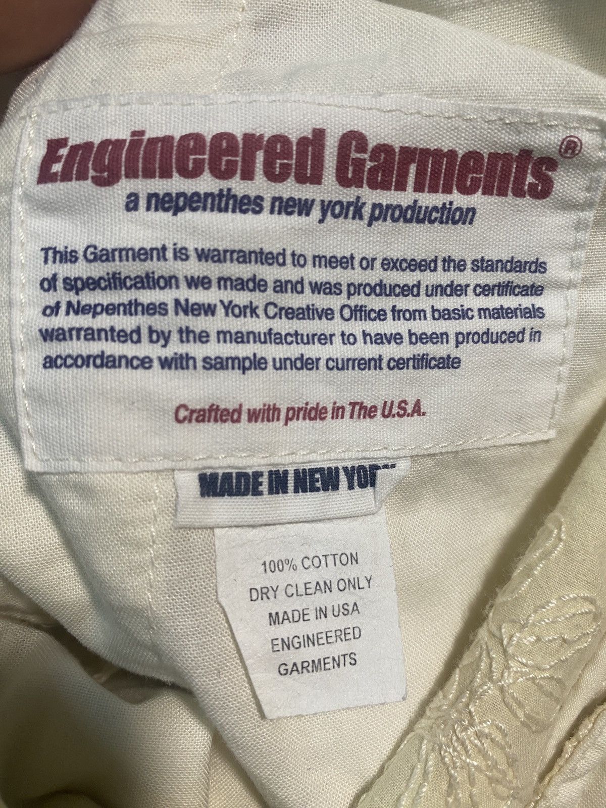 Nepenthes Engineered Garments Nepenthes Embroidered Pants Size US 30 / EU 46 - 8 Thumbnail