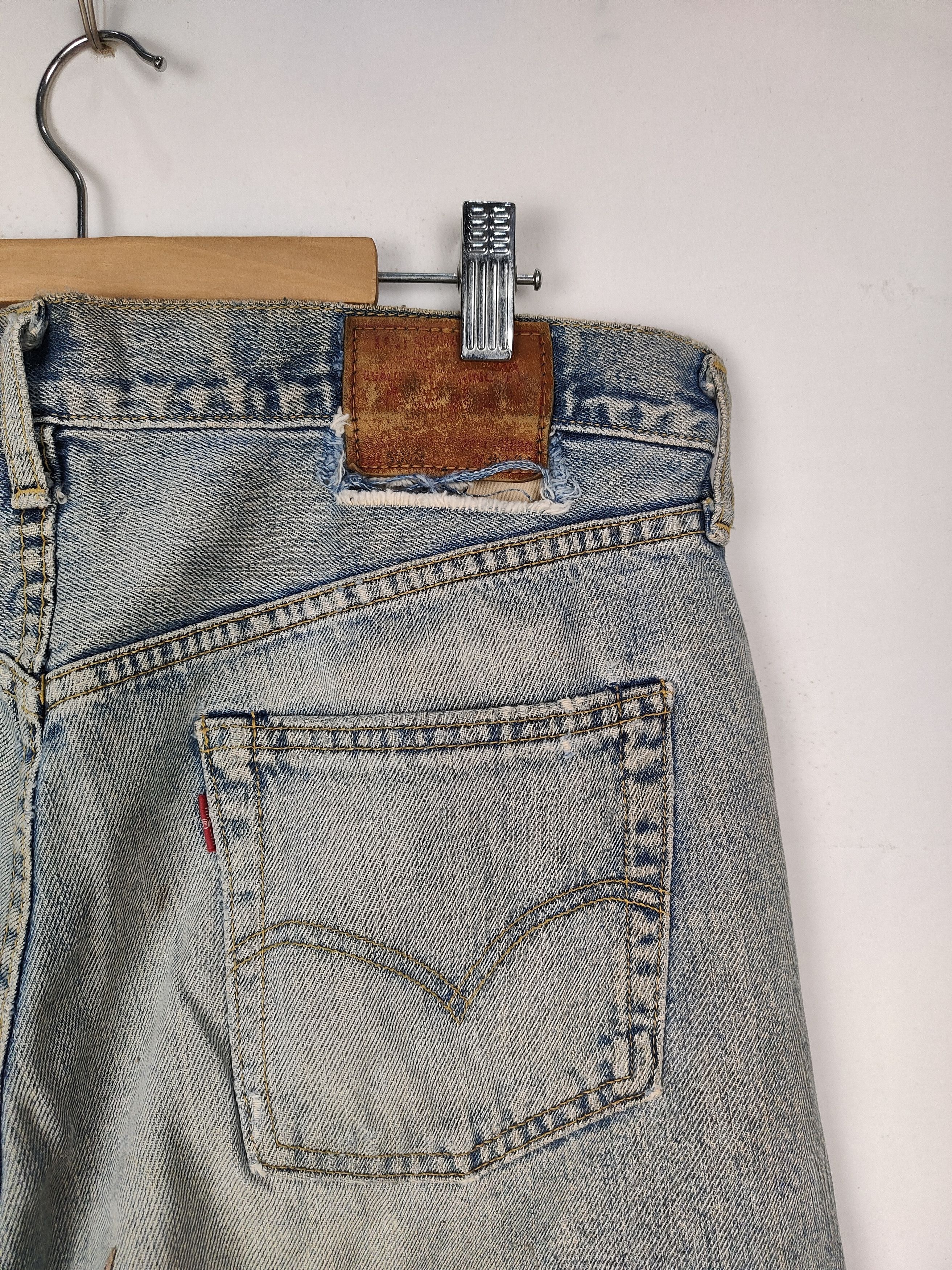 Levi's × Vintage Vintage Levi's Big E J22 button Selvedge Denim Pant Size US 33 - 4 Thumbnail