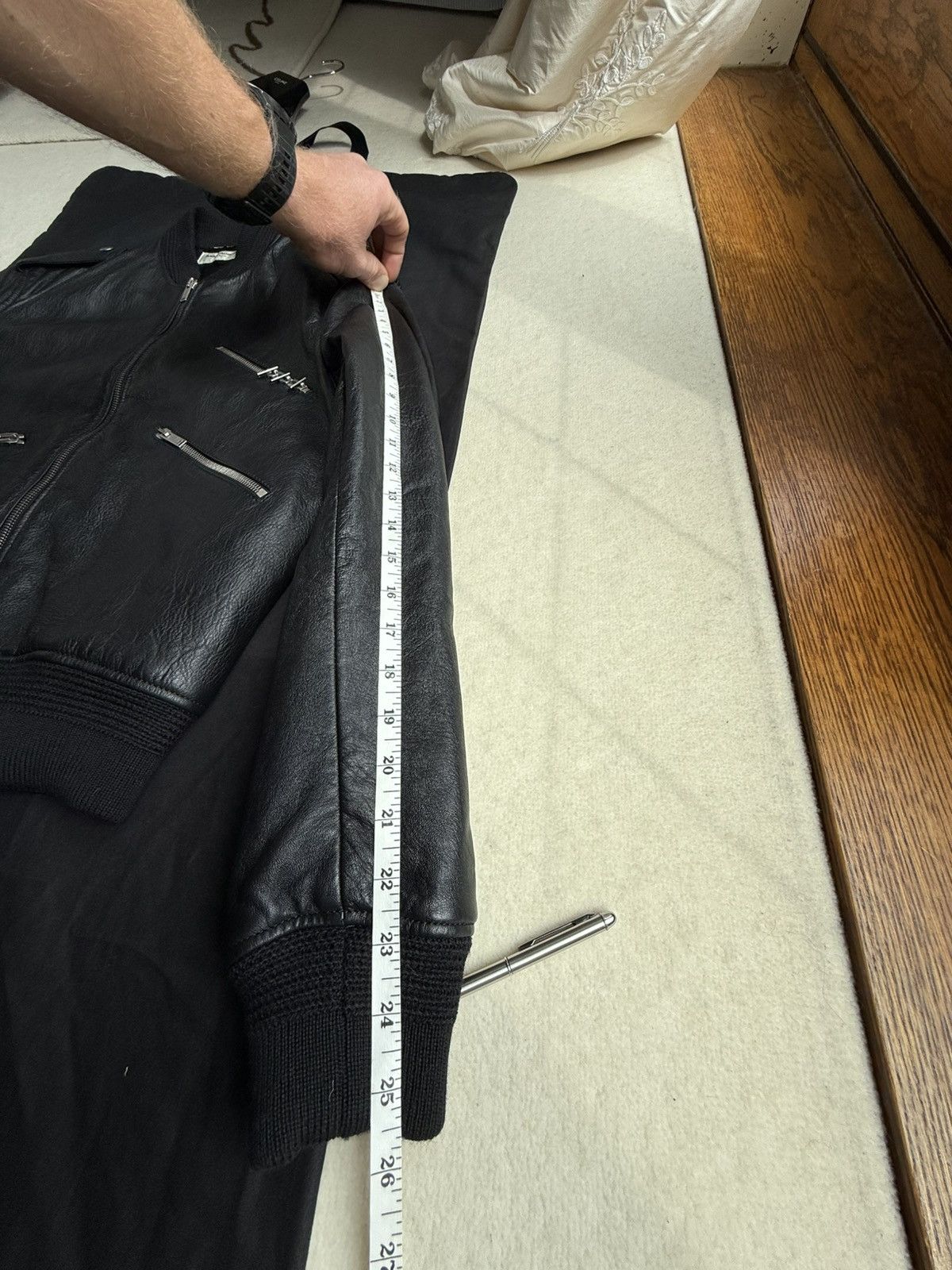 Saint Laurent Paris FW19 Saint Laurent multi zip leather bomber teddy jacket 46 Size US S / EU 44-46 / 1 - 7 Thumbnail