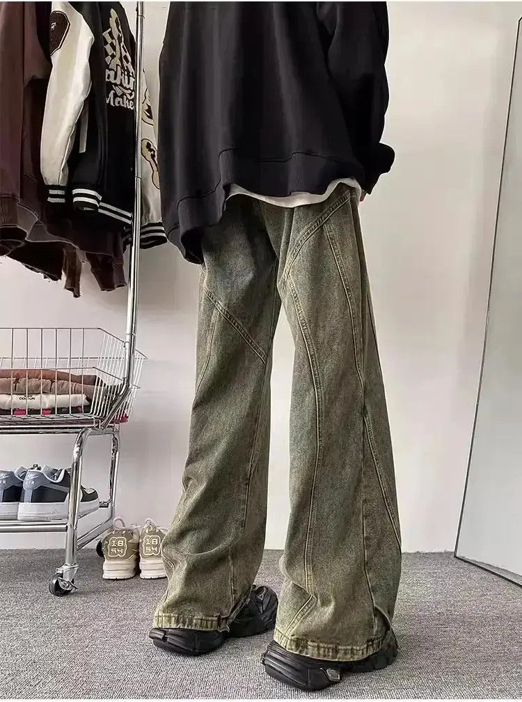 Japanese Brand Retro loose fitting fashionable jeans Size US 30 / EU 46 - 6 Thumbnail