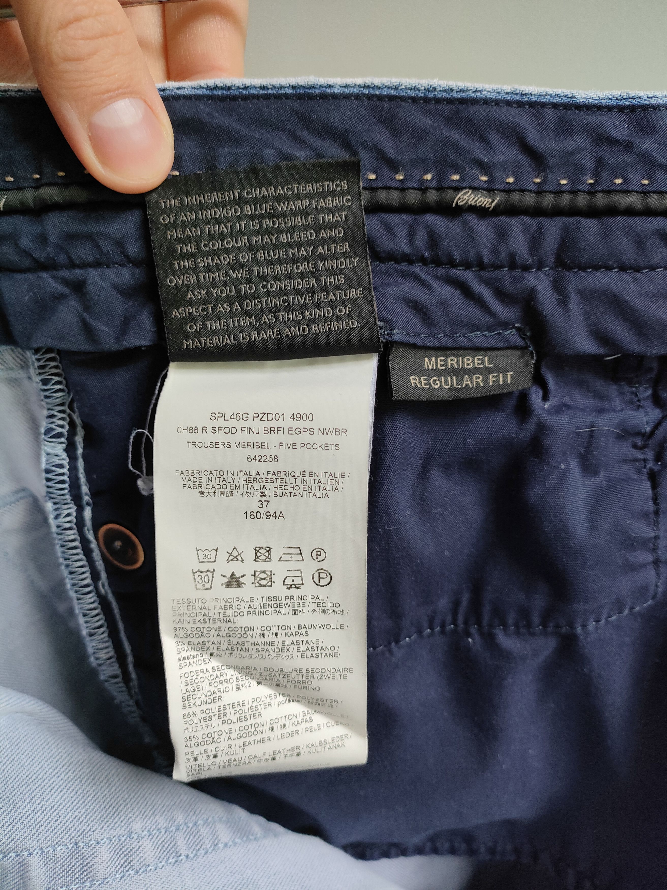 Brioni Brioni Meribel Regular Fit Light Blue Jeans Size US 37 - 10 Thumbnail