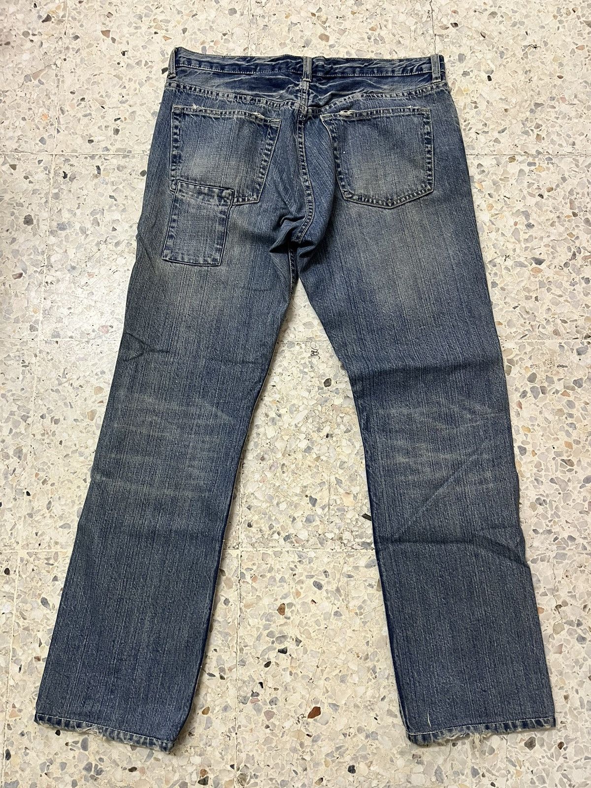 Japanese Brand Japanese brand Takeo kikuchi distress denim style Size US 34 / EU 50 - 3 Thumbnail