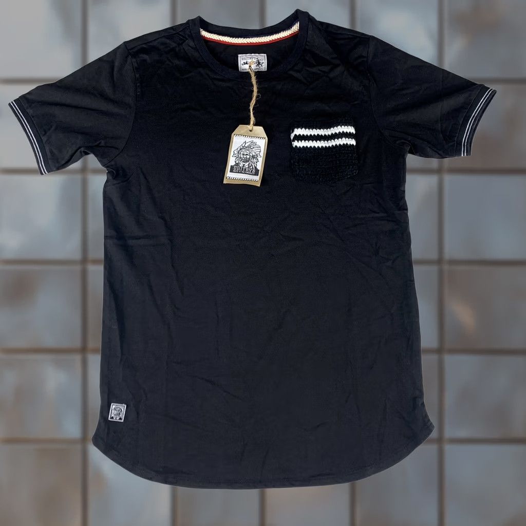 Vintage UNITRYB SHIRT Men S BLACK CREWNECK SHORT SLEEVE NWT Crewneck Shirt Size US S / EU 44-46 / 1 - 1 Thumbnail