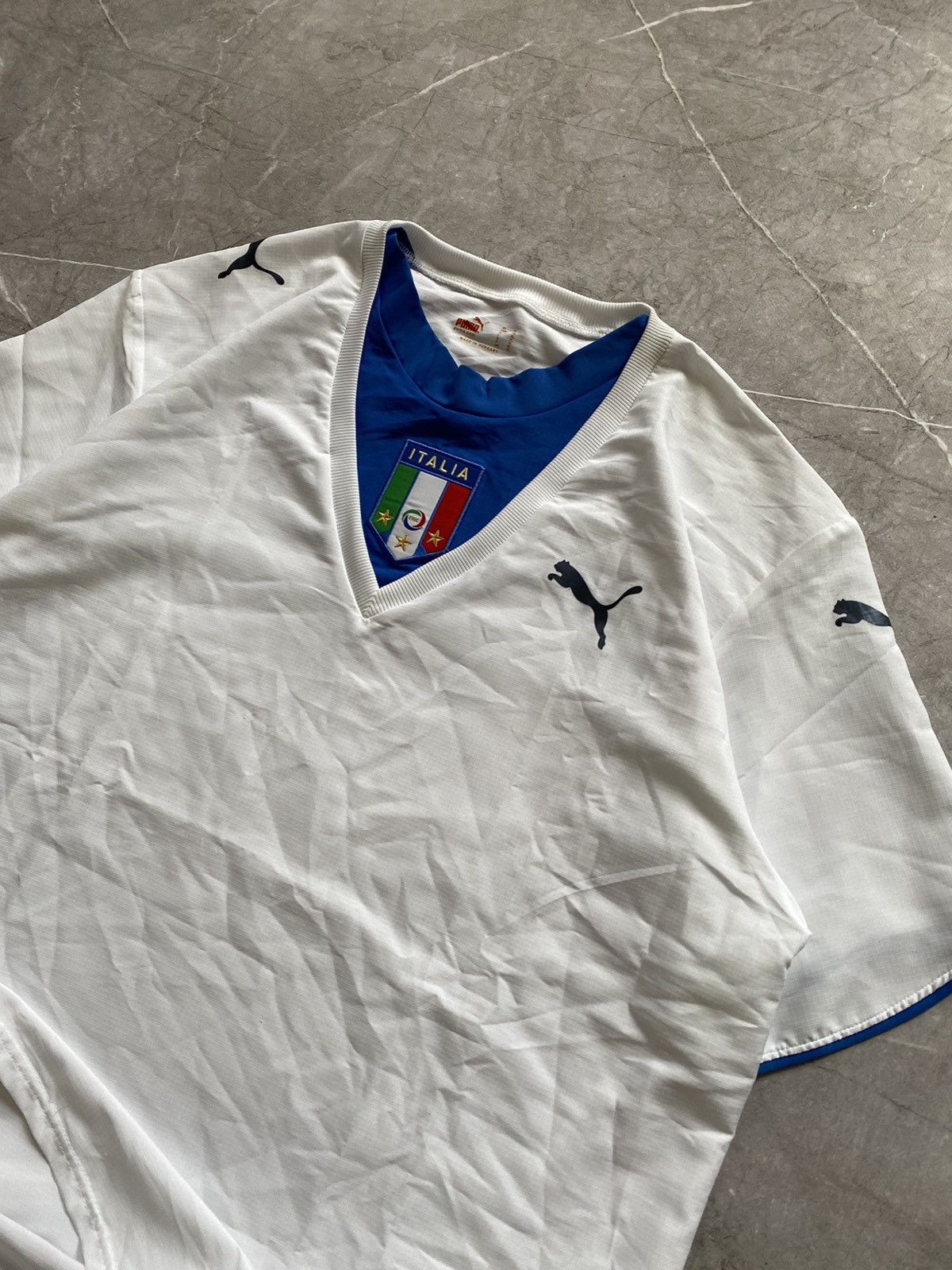 Neil Barrett × Puma Vintage 2006-08 Puma & Neil Barrett Italy Away Soccer Jersey Size US XL / EU 56 / 4 - 3 Thumbnail