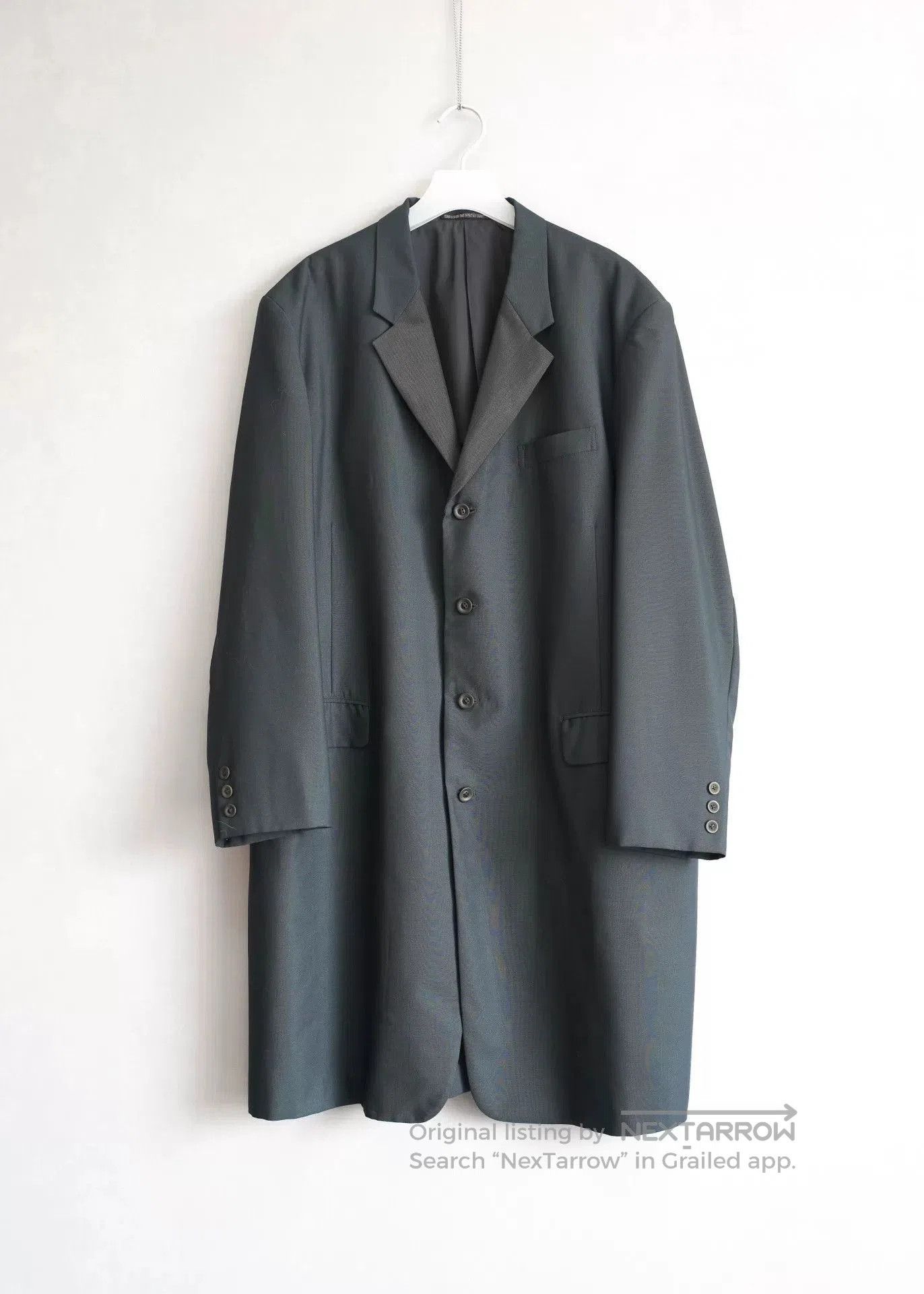 Yohji Yamamoto yohji yamamoto long green blue coat. Size US M / EU 48-50 / 2 - 1 Thumbnail