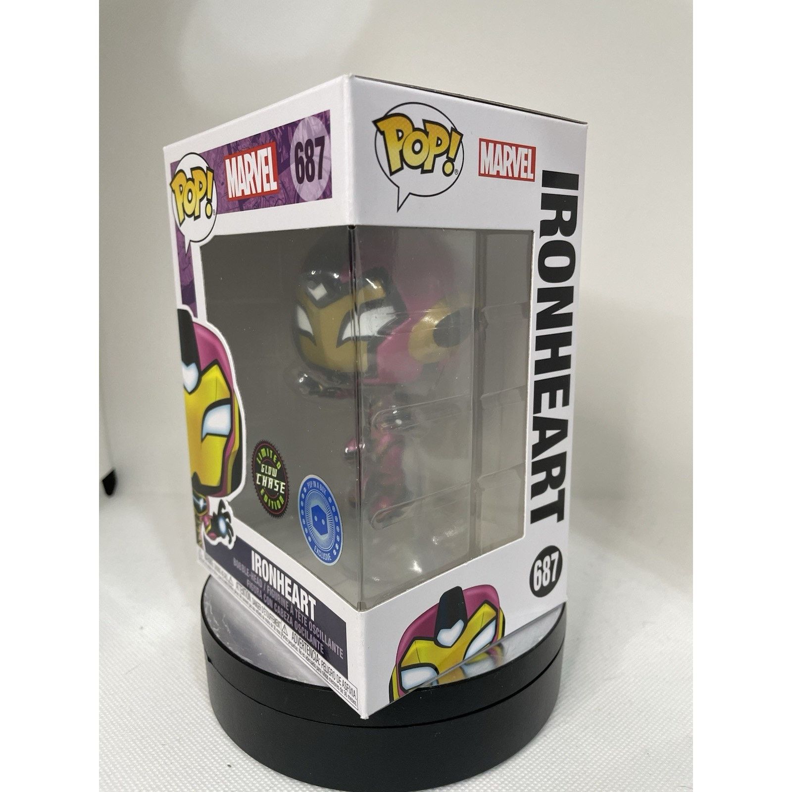 Marvel Comics Funko Pop! Ironheart (Chase) (Glows in the Dark) - PIAB #687 Size ONE SIZE - 2 Thumbnail