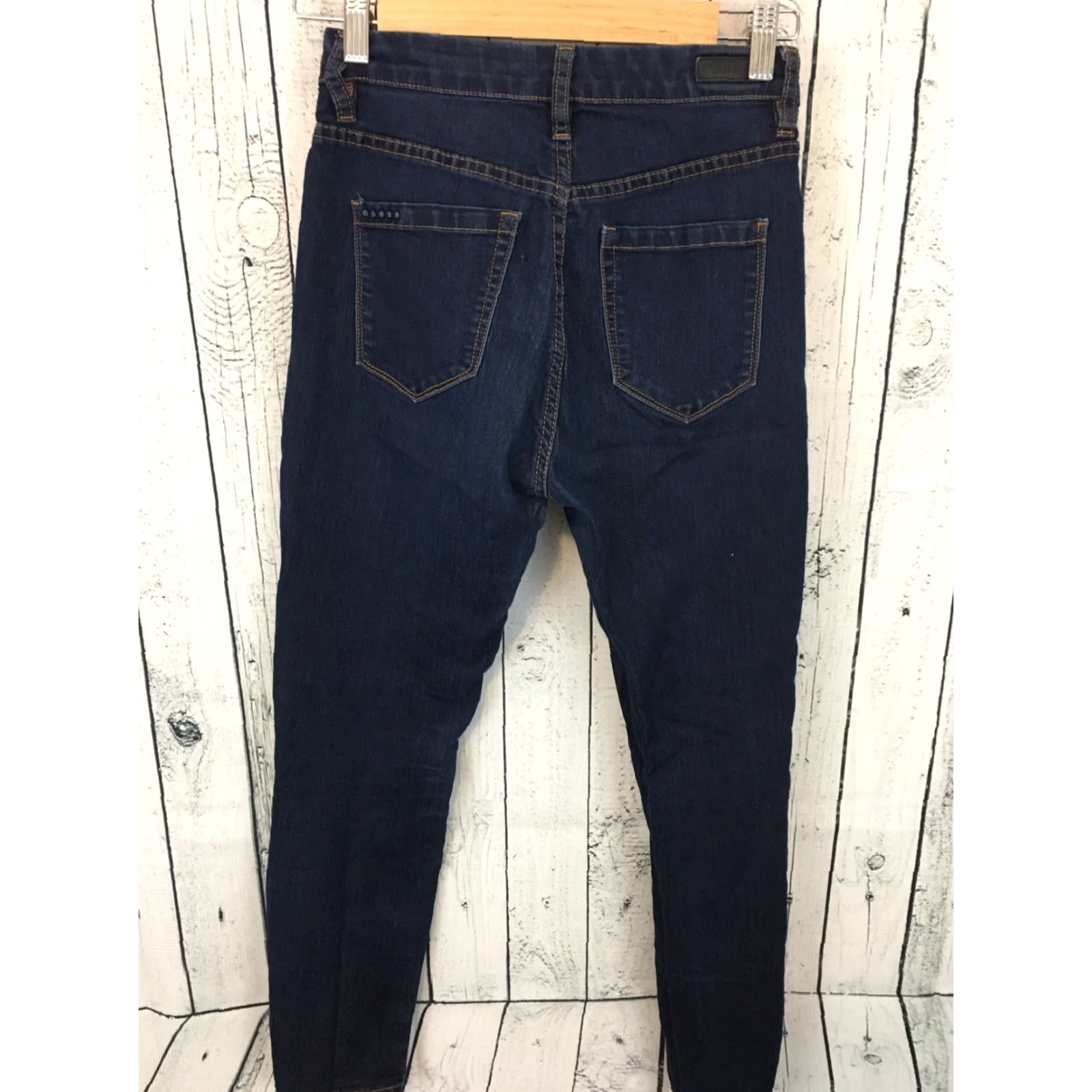 Vintage BLANK NYC Jeans Jeggings Blue Medium Wash Skinny Stretch Womens 28 Denim Jeans Size 28" / US 6 / IT 42 - 3 Thumbnail